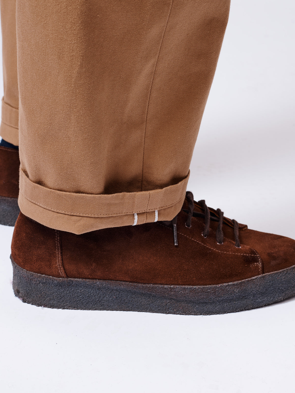 Aubin Toffee Ormsby Selvedge Chino | Chinos