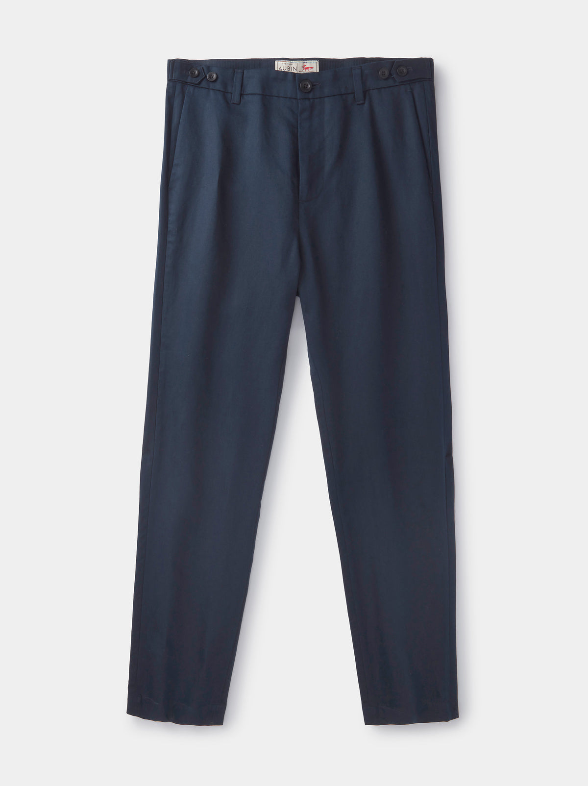 Aubin Navy Owsten Trouser | Linen Trousers