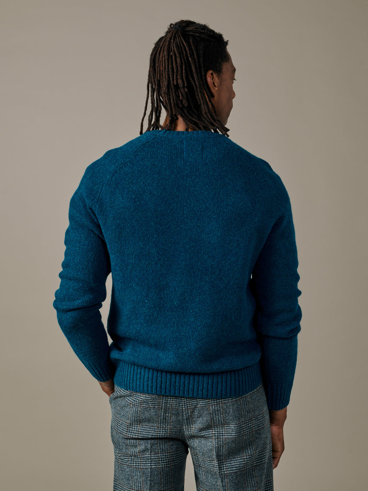 Aubin Peacock Prestwick Shetland Crew Neck Jumper | Crew Neck