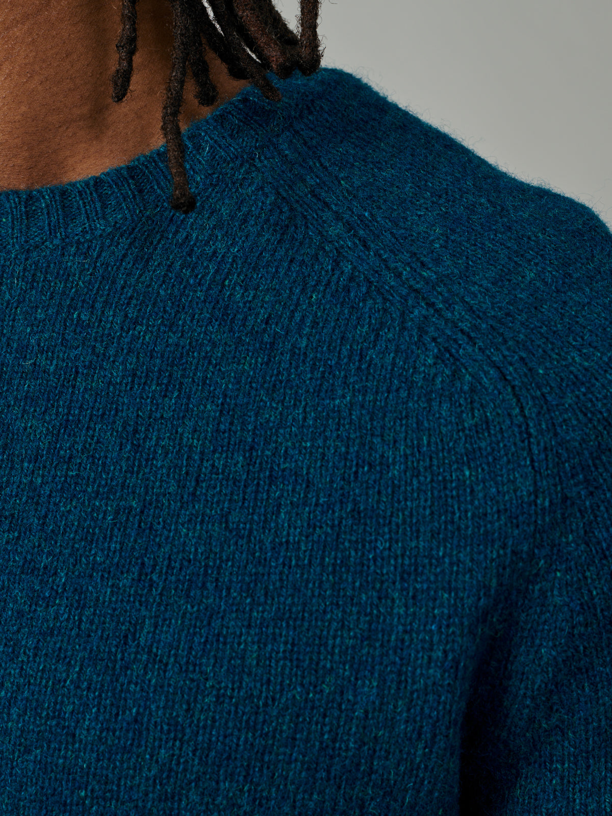 Aubin Peacock Prestwick Shetland Crew Neck Jumper | Crew Neck