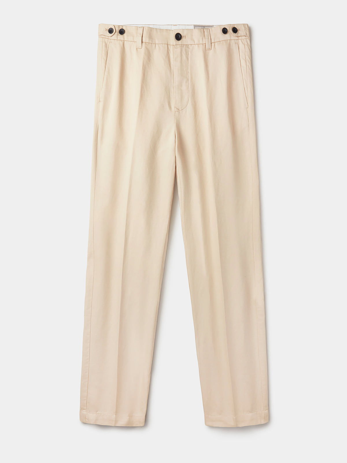 Aubin Sand Pasmore Straight Leg Trouser | Linen Trousers