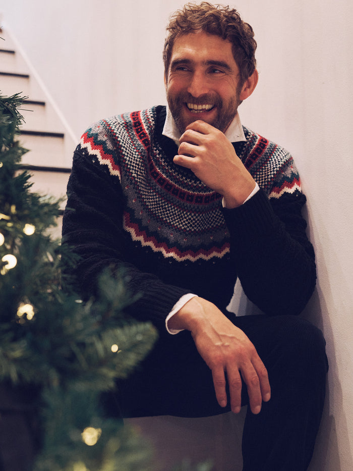 Placement Fairisle Crew Neck