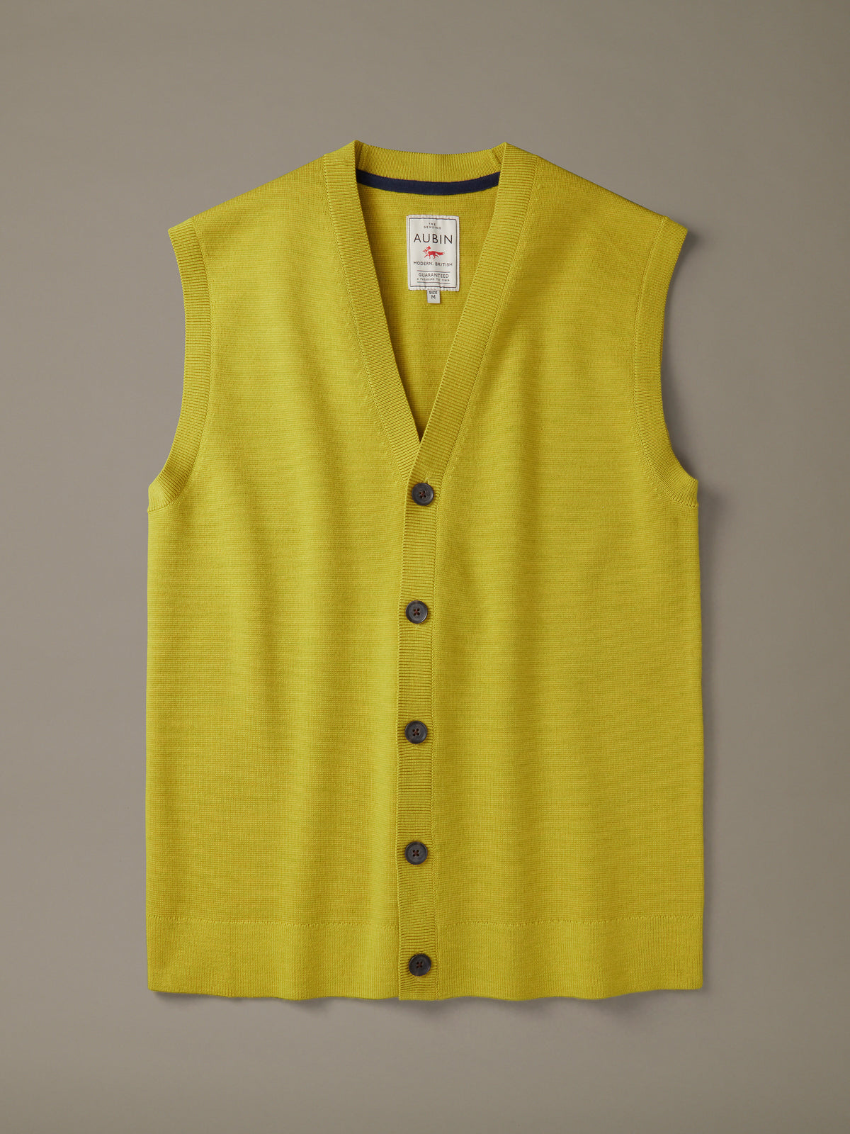 Aubin Gold Portman Extra Fine Merino Waistcoat | Waistcoat