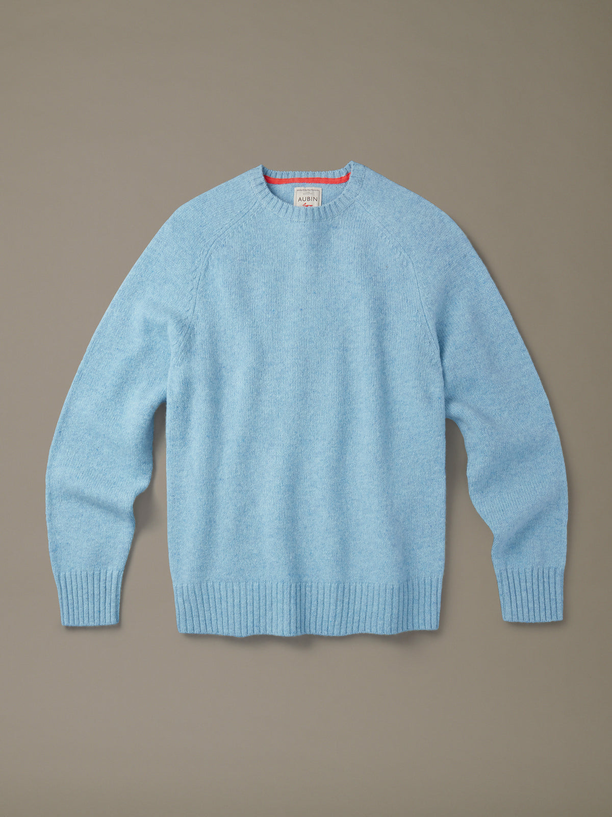 Aubin Peppermint Prestwick Shetland Crew Neck Jumper | Crew Neck