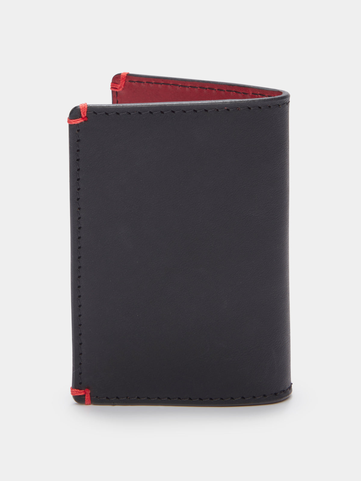 Aubin Black/Dark Red Riverdale Bi-Fold Card Holder | Wallets