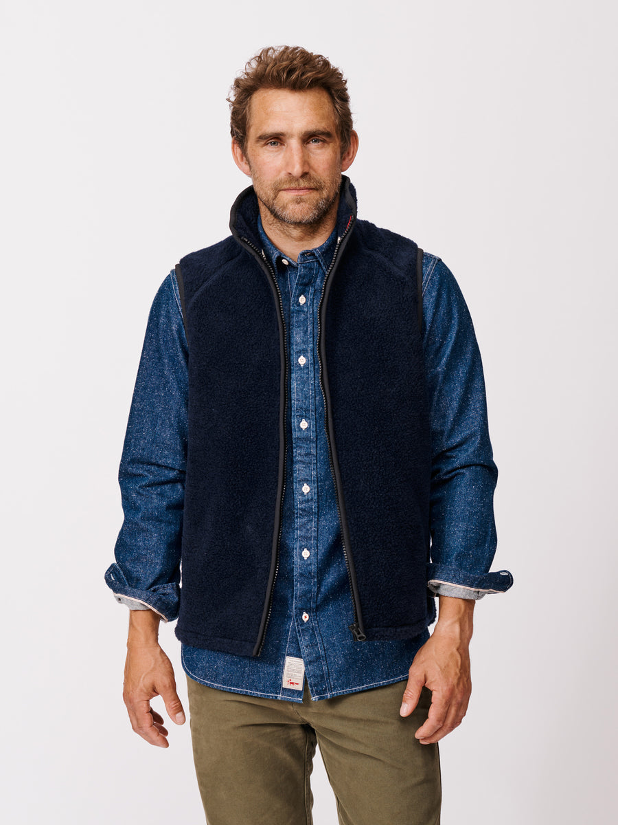 Audley Wool Borg Gilet