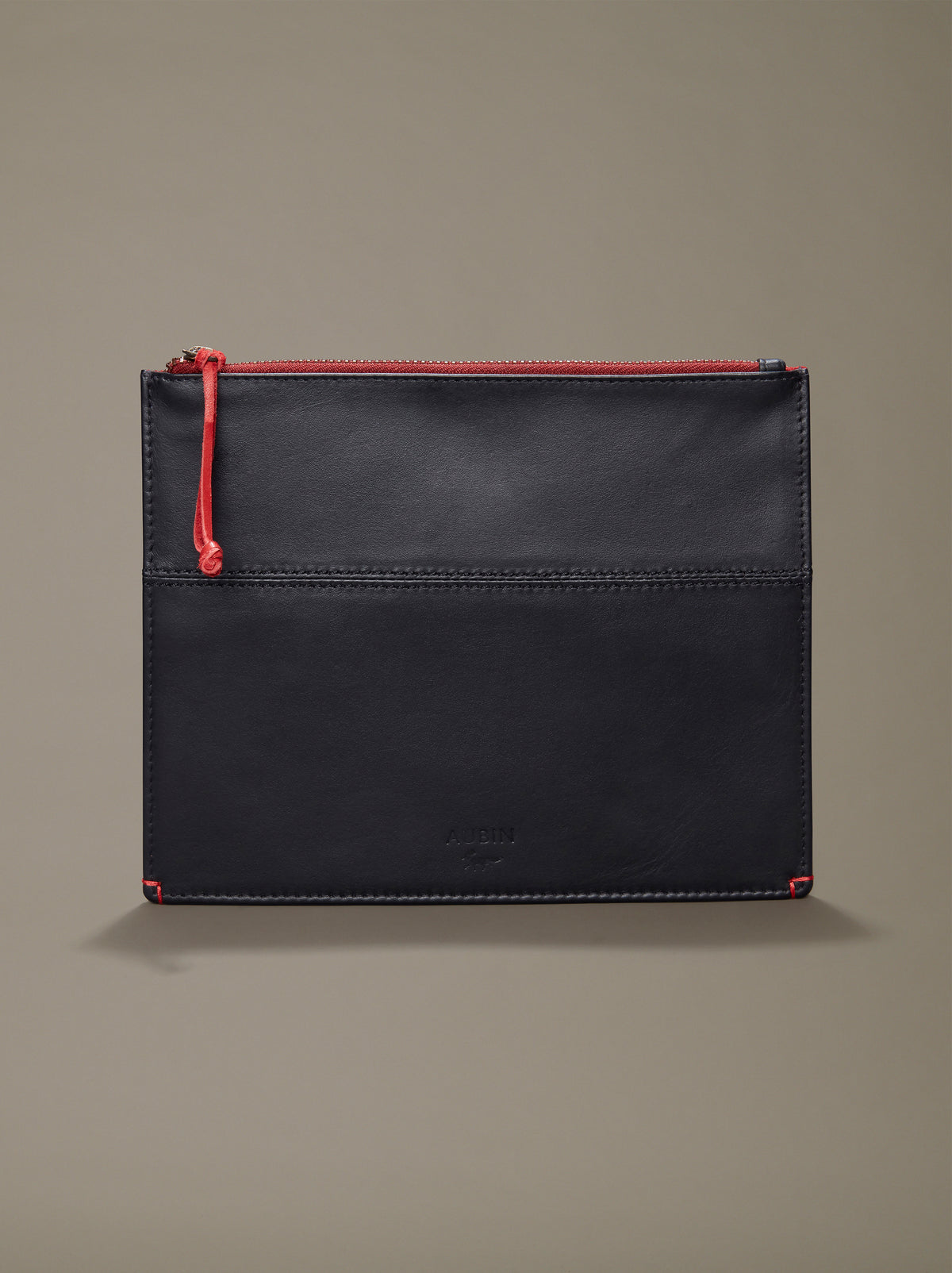 Aubin Black Rolston Leather Pouch | Accessories
