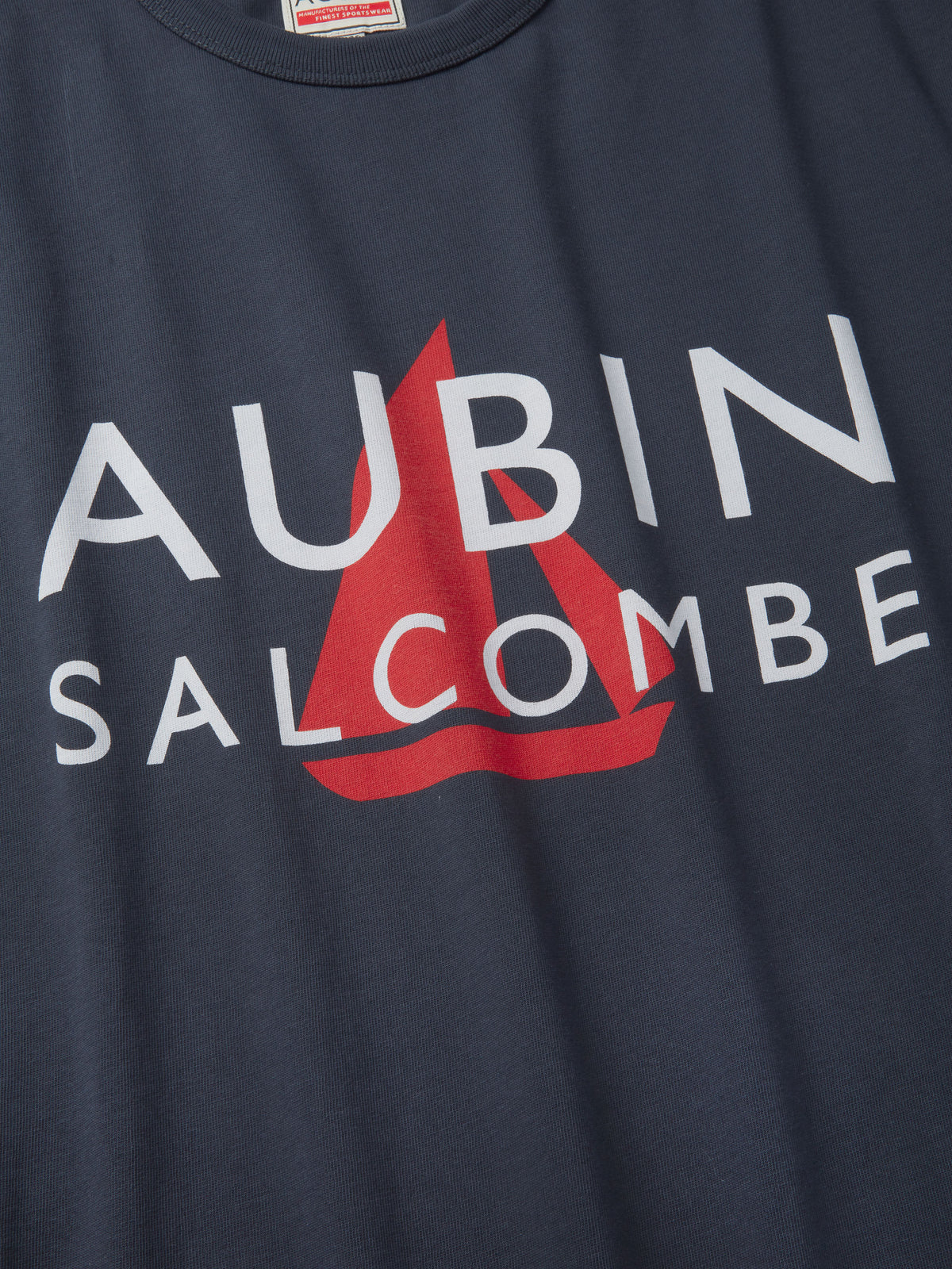 Aubin Navy Newburgh Salcombe Relaxed T-Shirt | Relaxed Tee