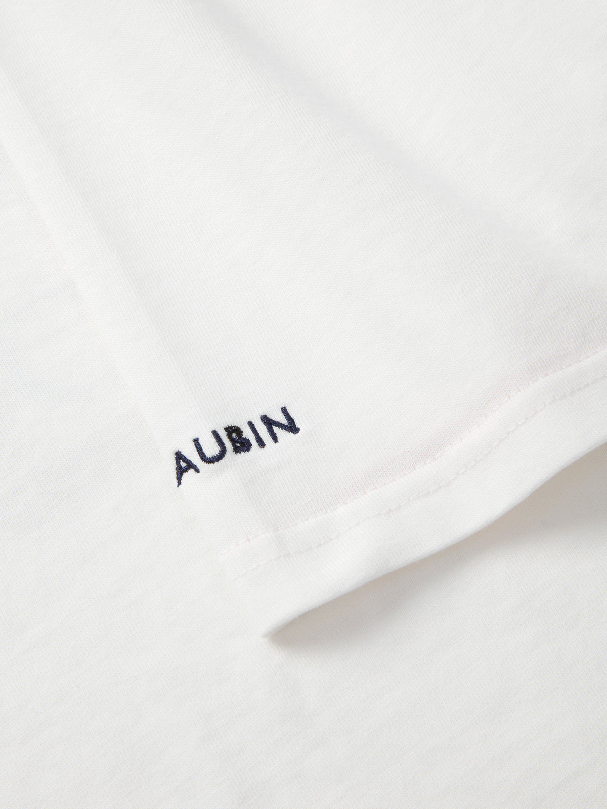 Aubin Chalk White Newburgh Salcombe Relaxed T-Shirt | Relaxed Tee