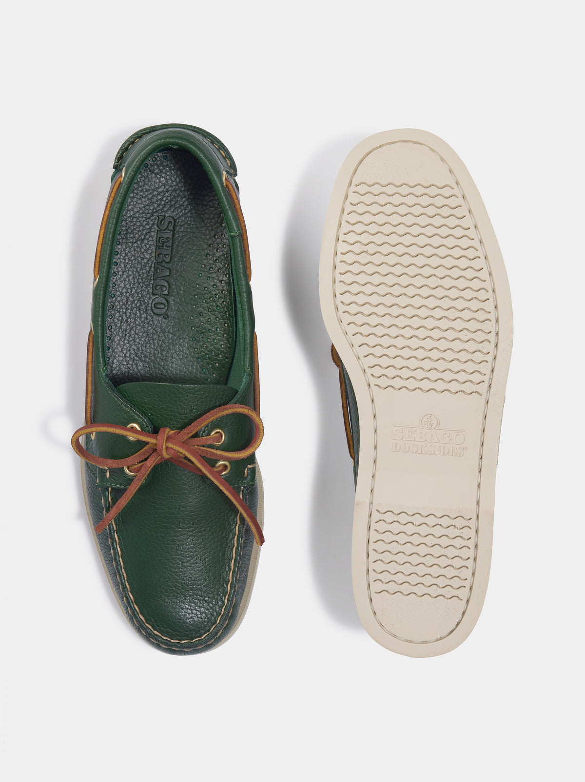 Aubin Green Hunter Sebago - Portland Martellato Boat Shoe | Footwear