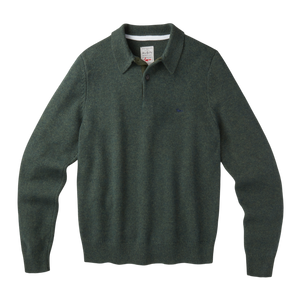 Shore Lambswool Long Sleeve Knitted Polo