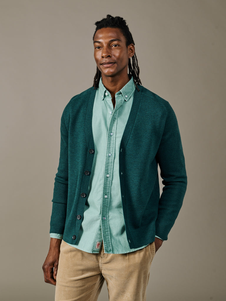 Dark Green Simpson Cardigan