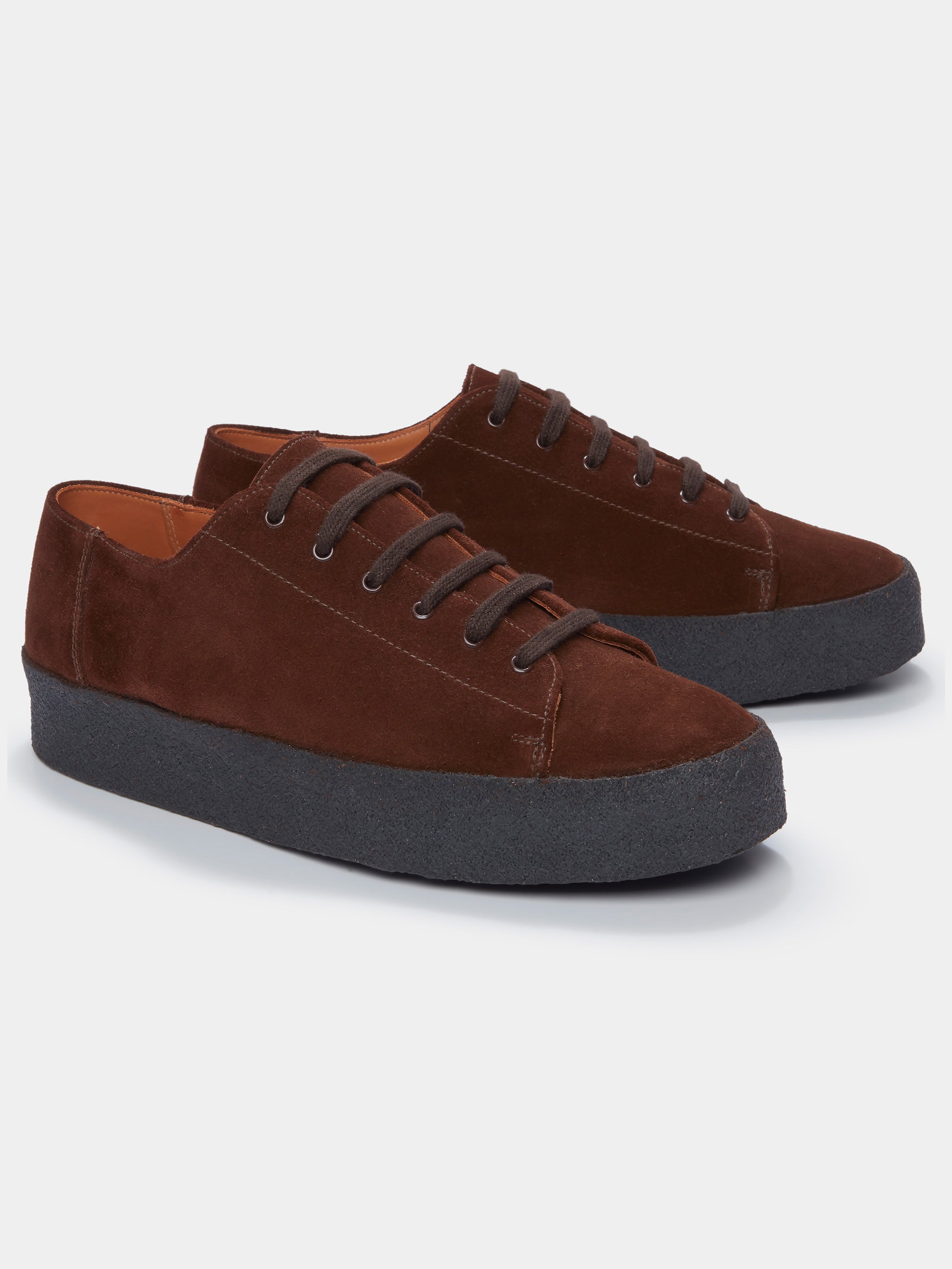 Snuff Suede Sanders Lace Up Shoe | Aubin