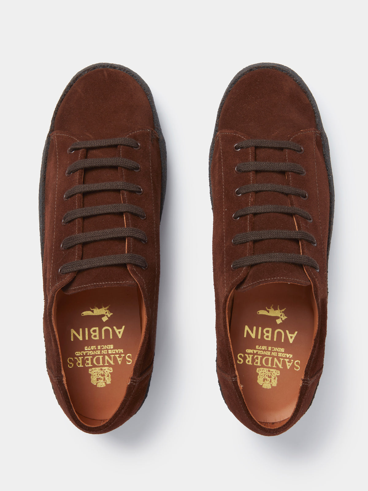 Aubin Brown Sanders Lace Up Shoe | Footwear