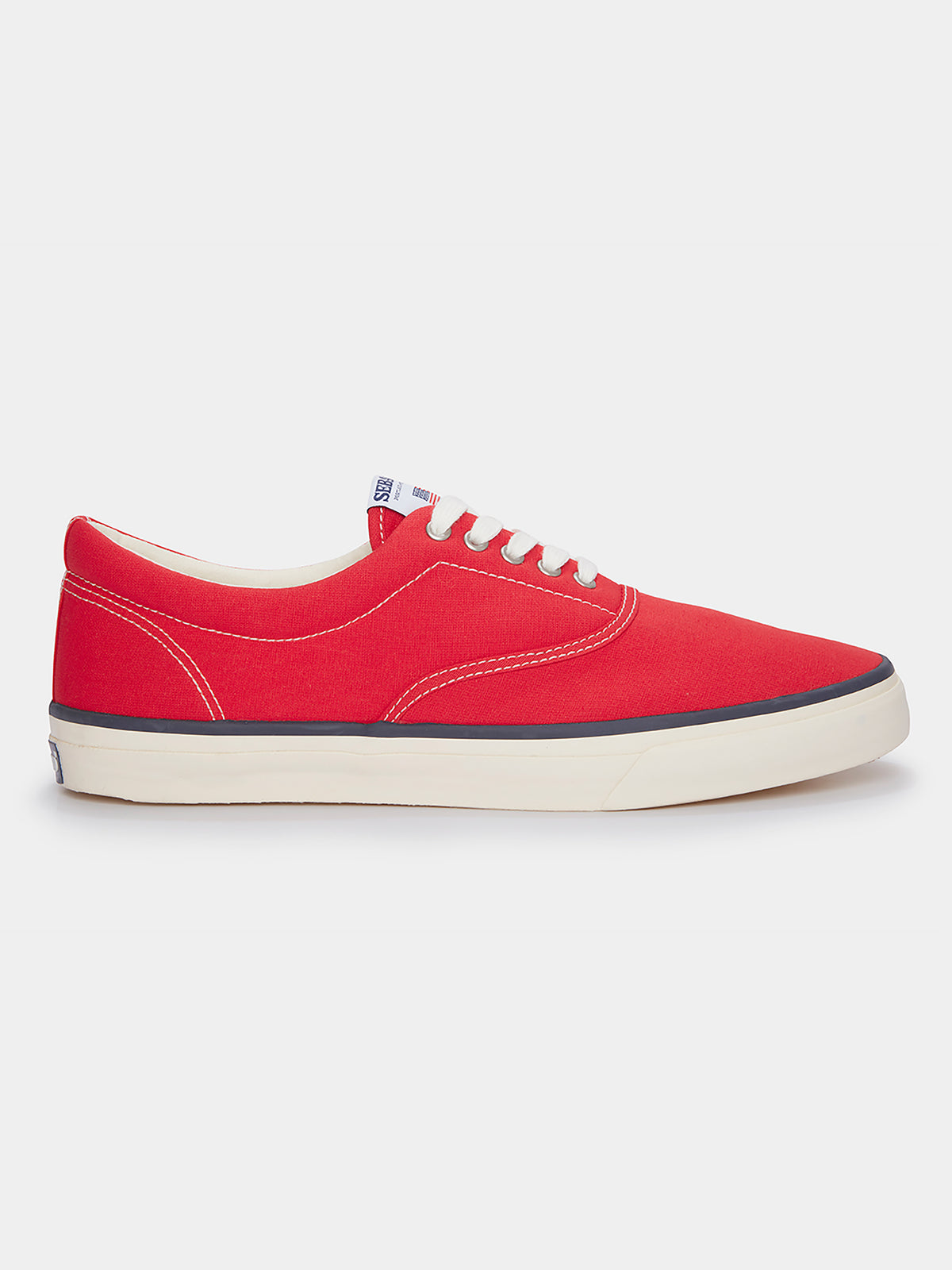 Aubin Red Hurricane Deck Shoe | Footwear