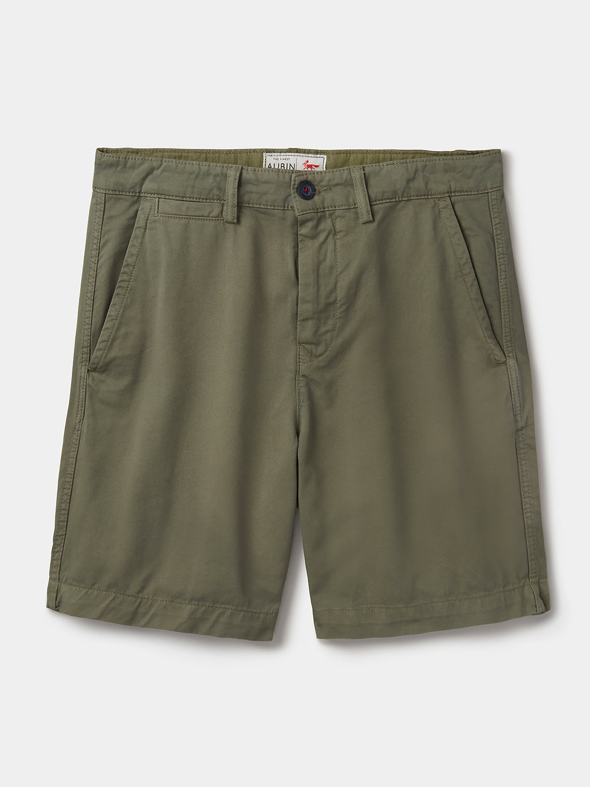 Aubin Washed Khaki Stamford Chino Short | Chino Short