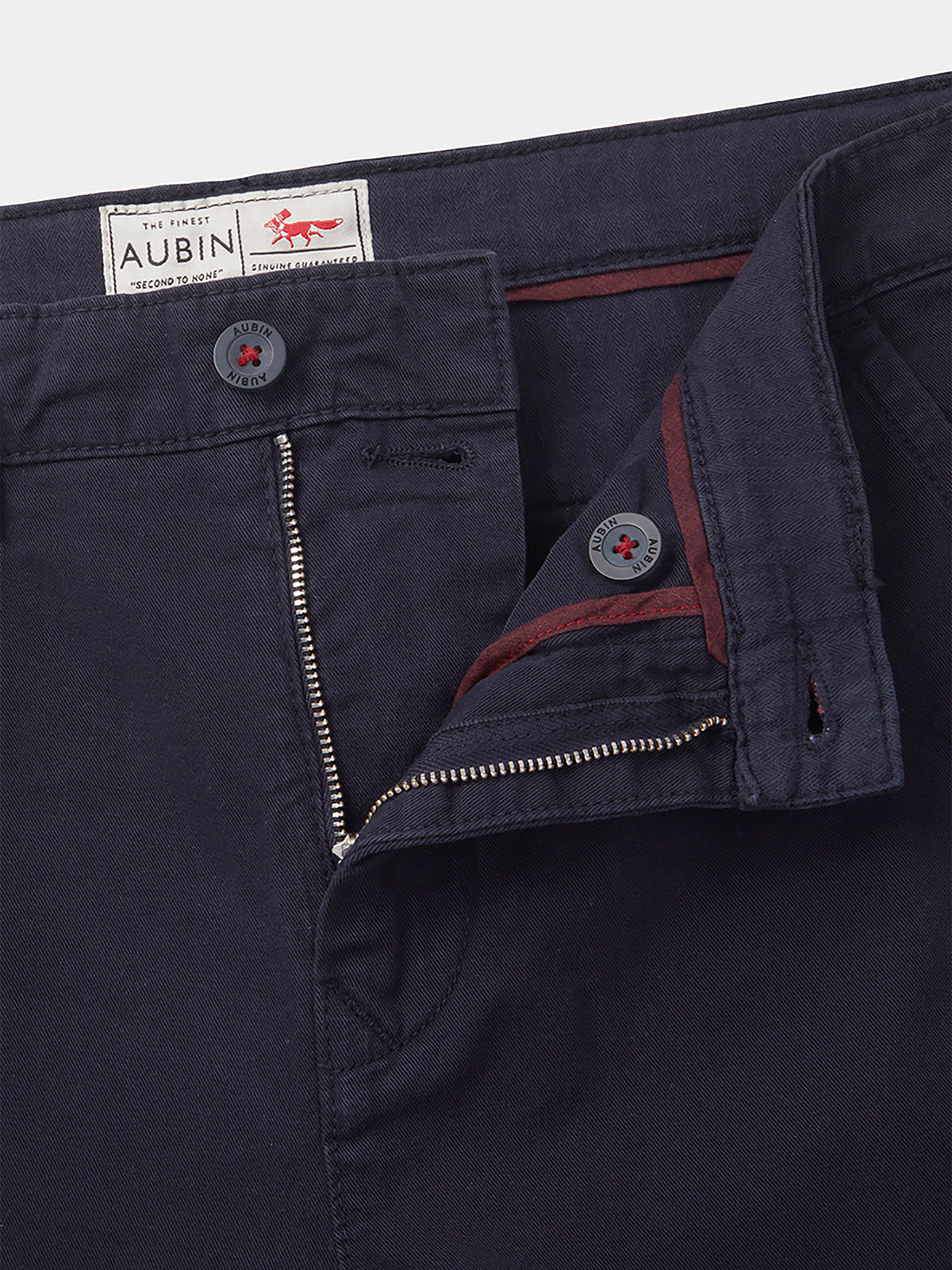 Aubin Navy Stamford Chino Short | Chino Short