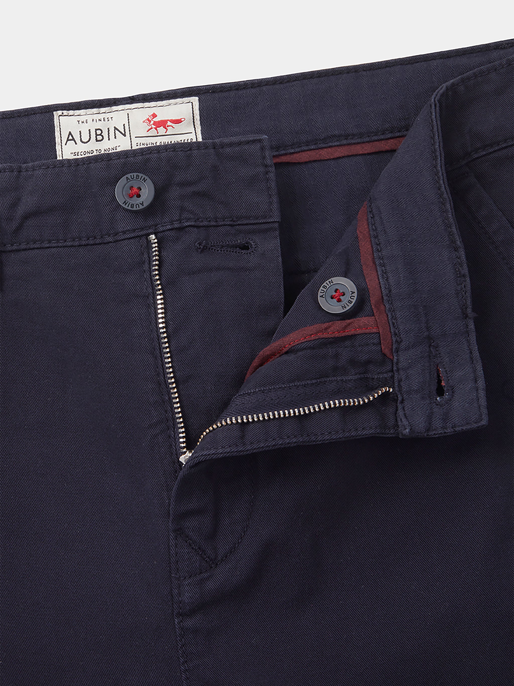 Navy Stamford Chino Short | Aubin