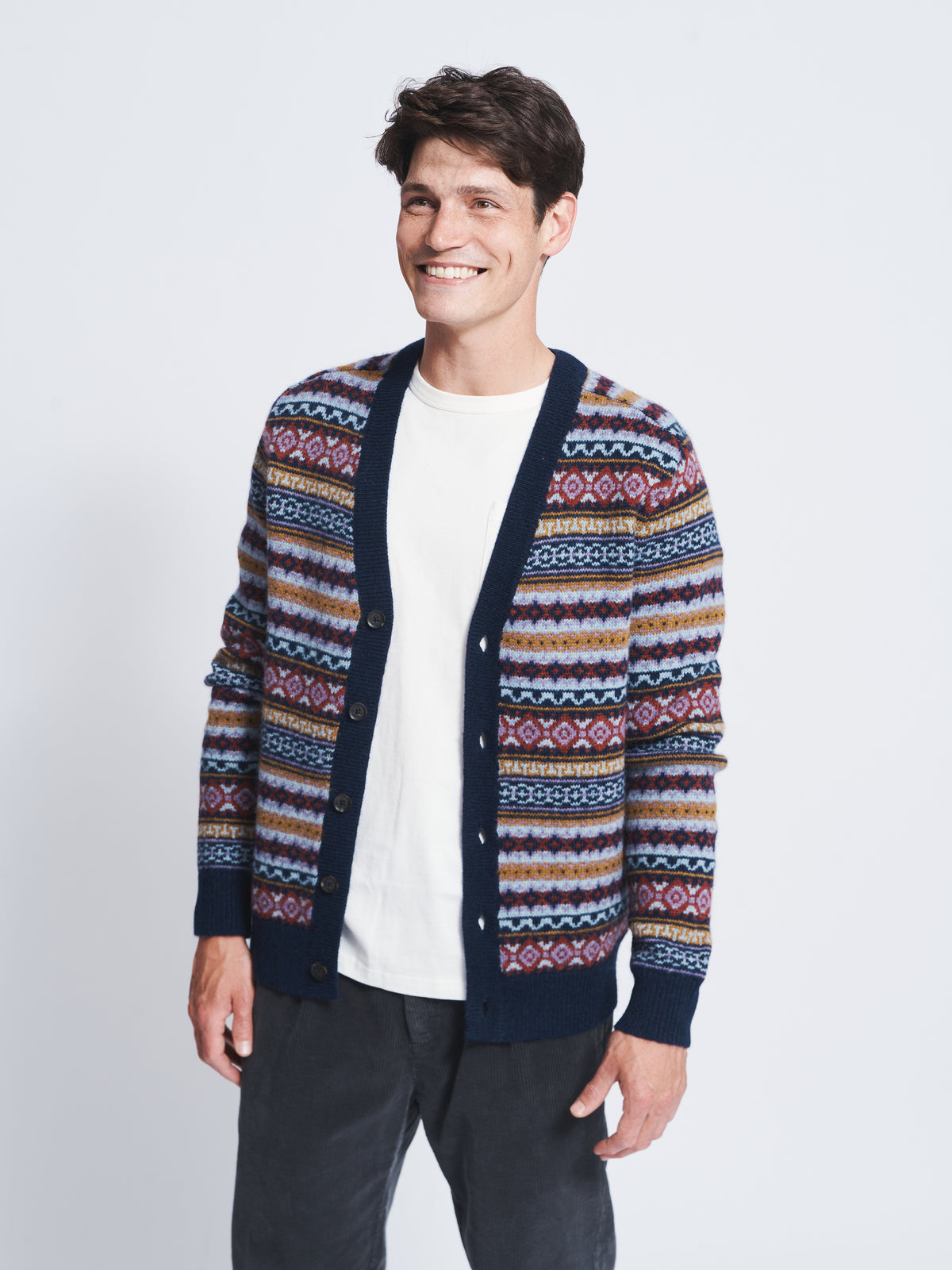 Aubin Fairisle Fairisle Cardigan | Cardigan