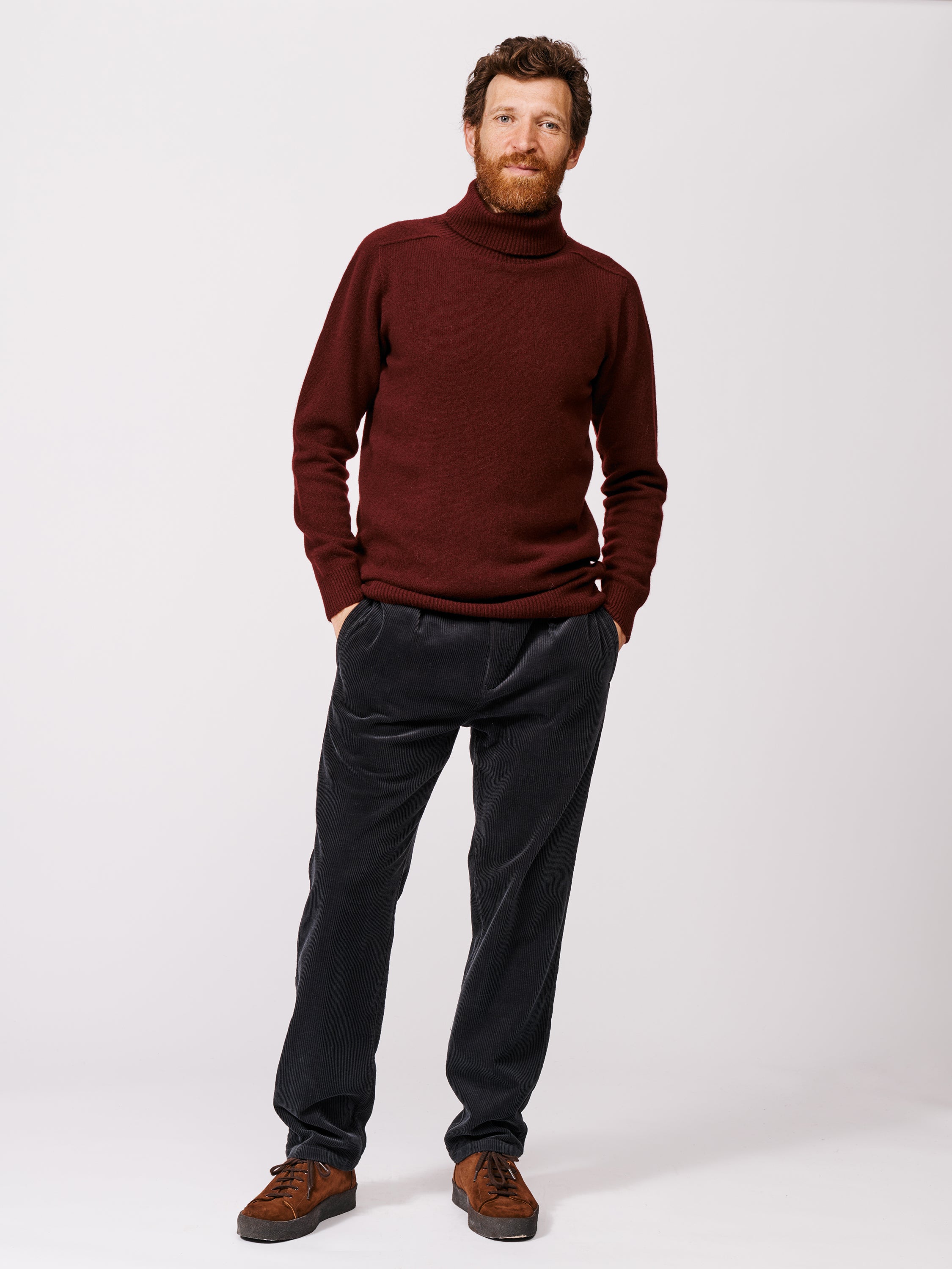 Taylor Cashmere Touch Roll Neck Jumper – Aubin