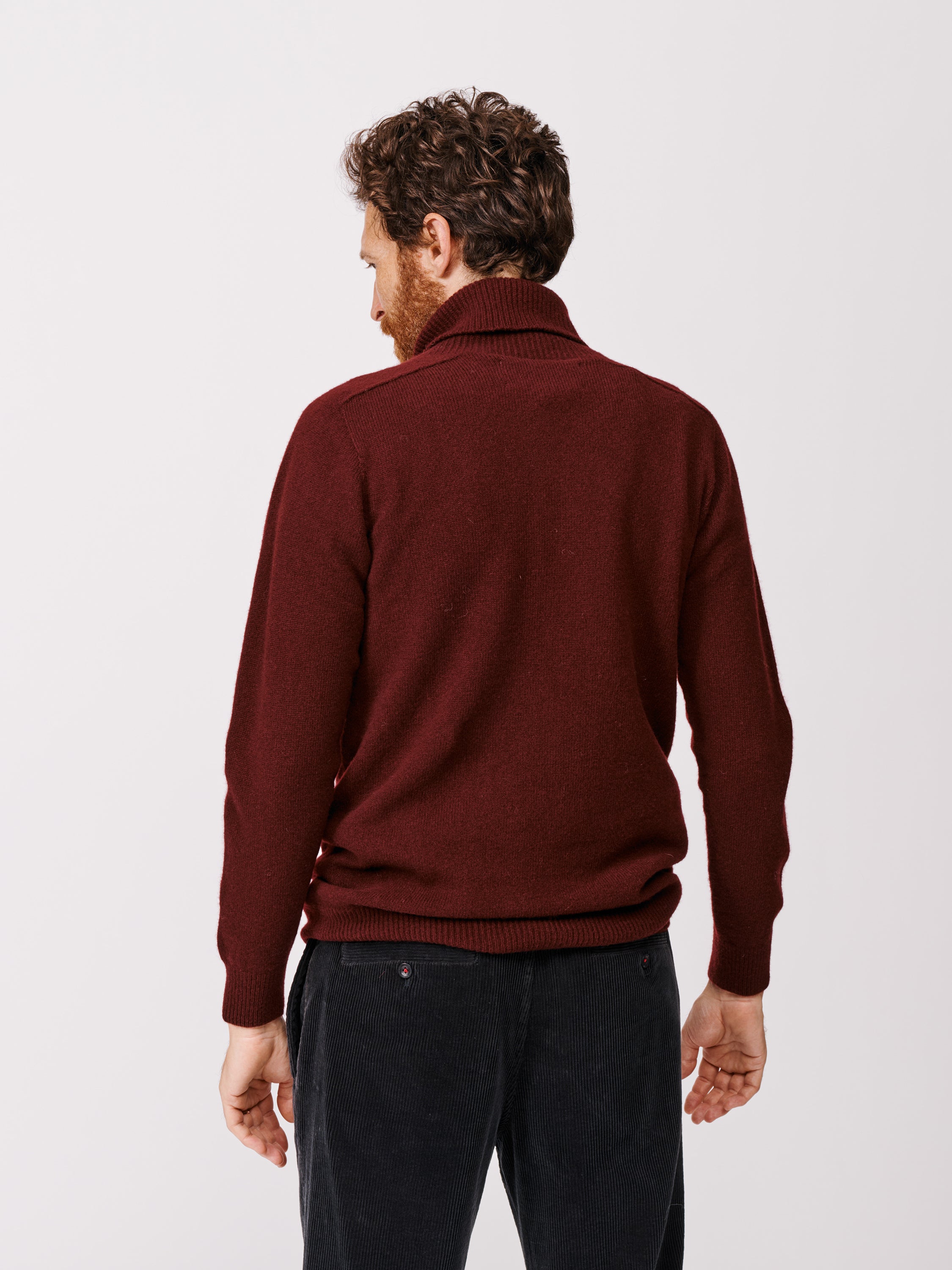 Taylor Cashmere Touch Roll Neck Jumper – Aubin
