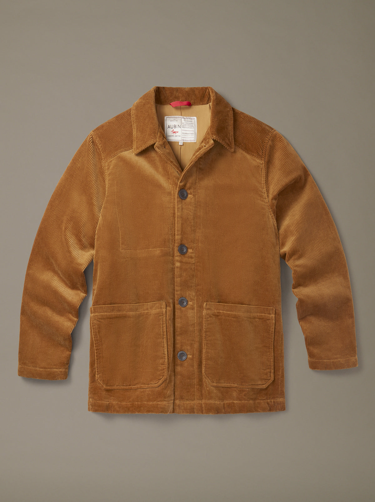 Aubin Tan Tothby Cord Car Coat | Cotton Jacket
