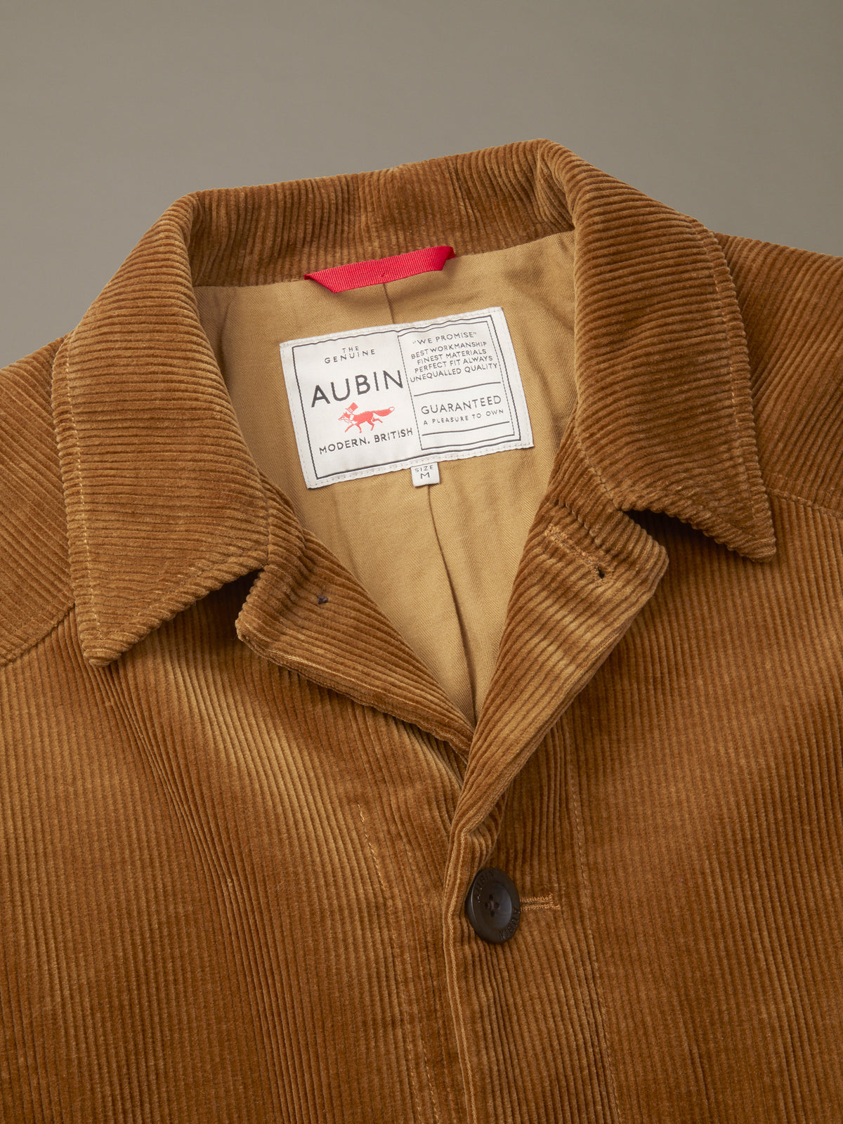 Aubin Tan Tothby Cord Car Coat | Cotton Jacket
