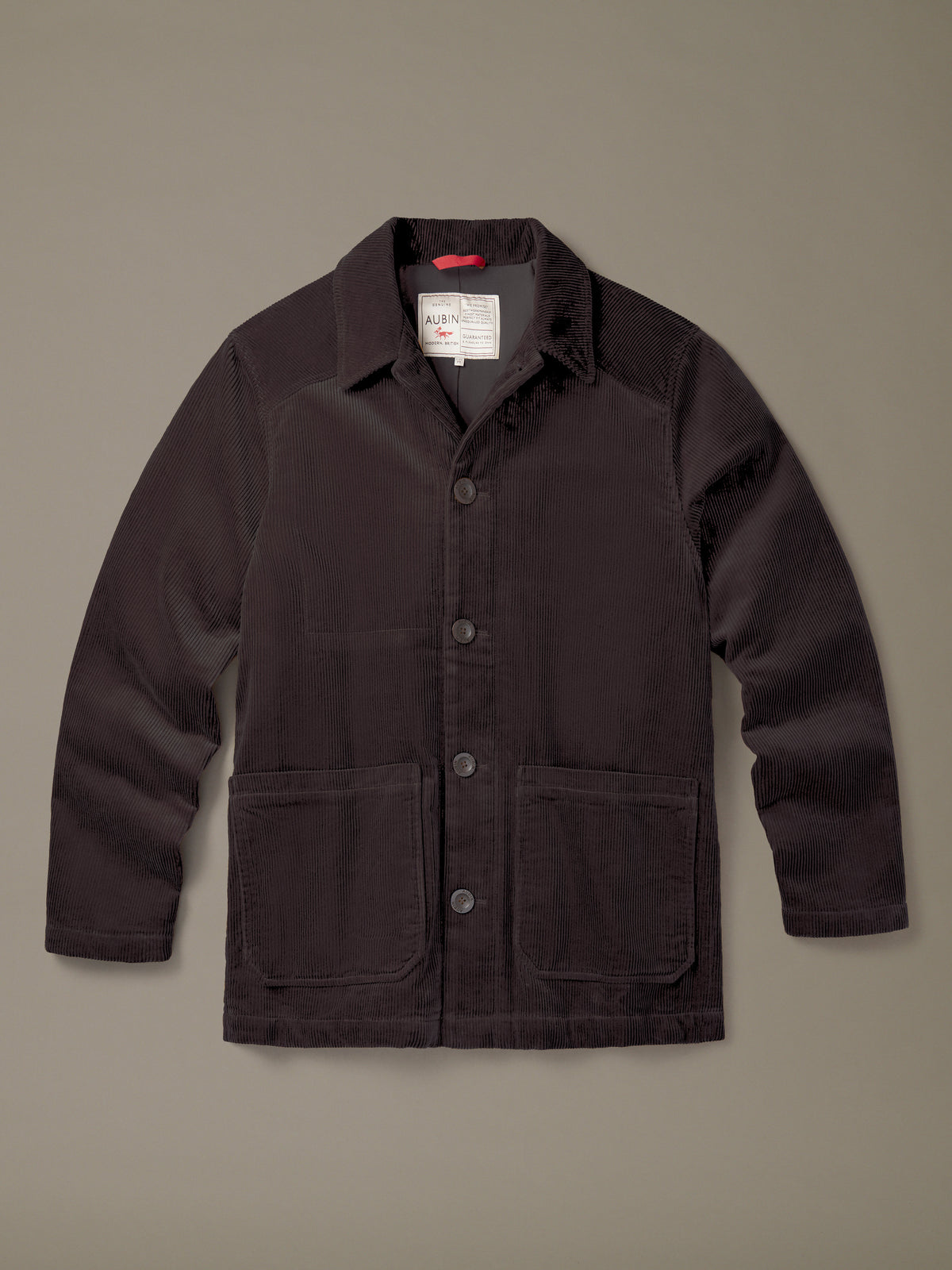 Aubin Dark Chocolate Tothby Cord Car Coat | Cord Jacket