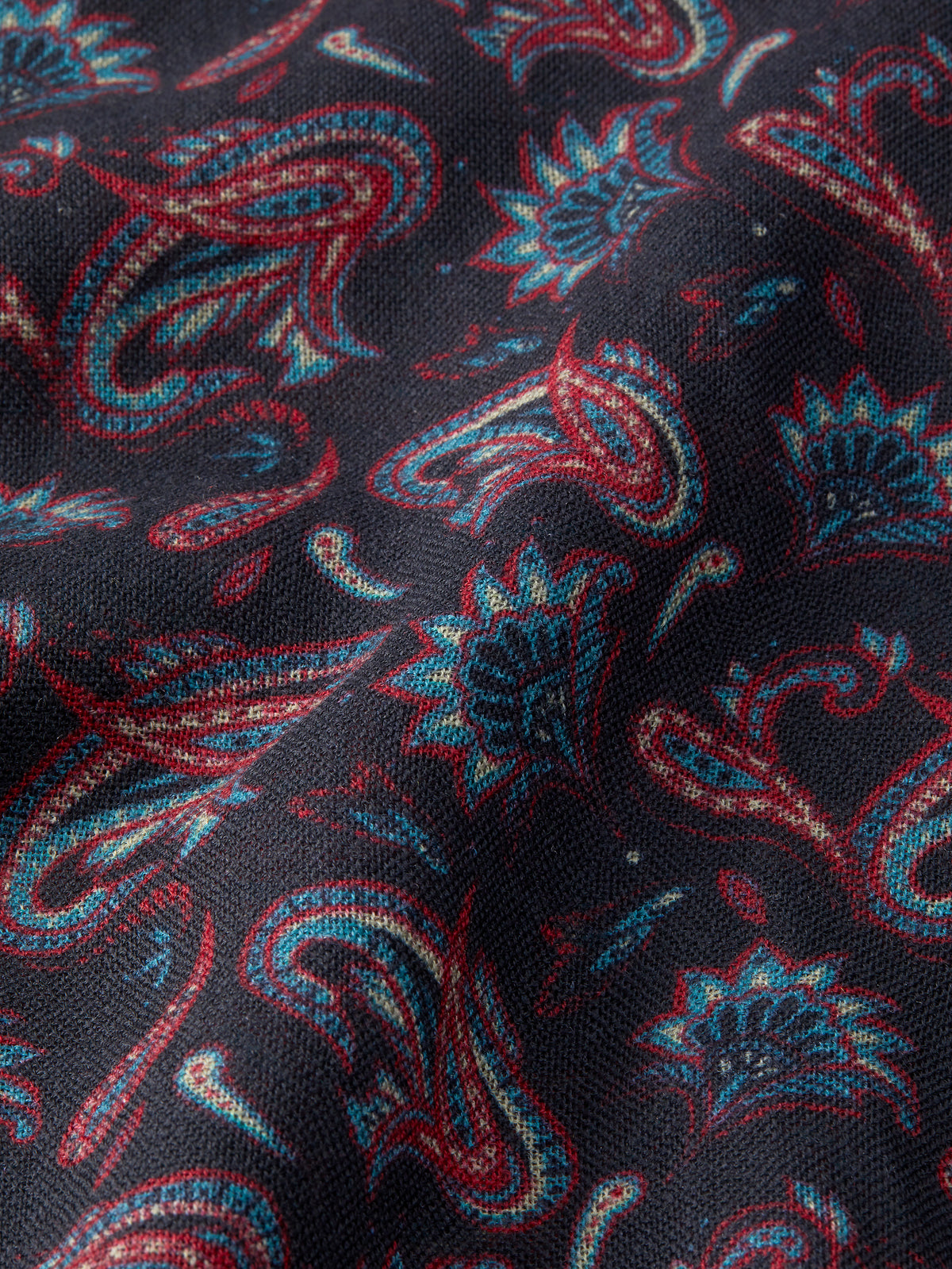 Aubin Black Paisley Caversham Printed Scarf | Scarf