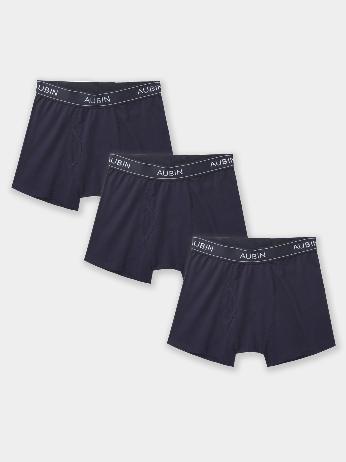 Aubin Navy Fen Boxer 3 Pack | Underwear