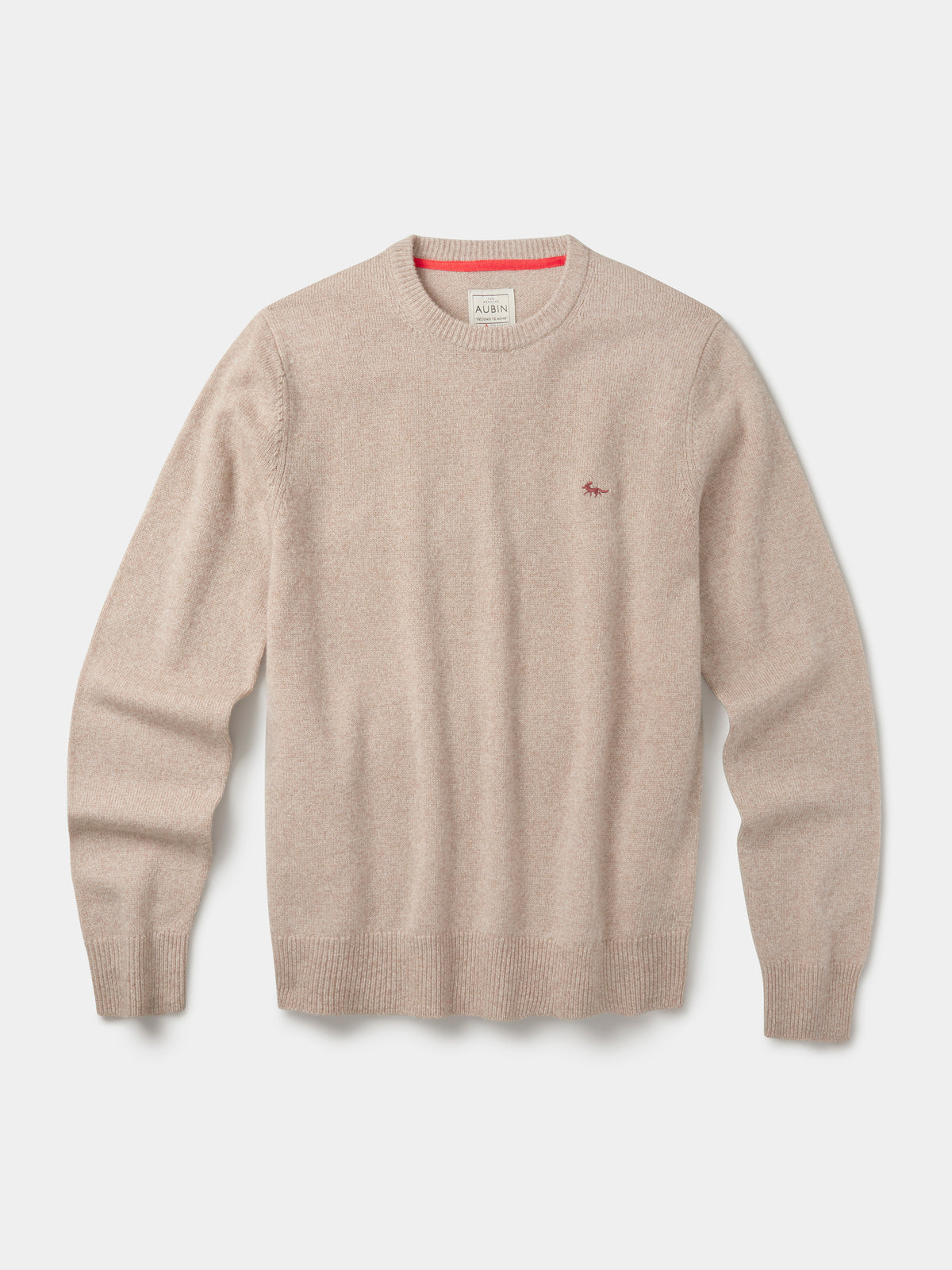Aubin Natural Mix Westbourne Crew Neck Jumper | Crew Neck
