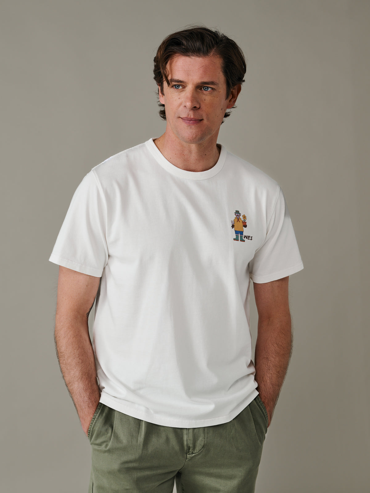 Aubin Garden Print Wes T-Shirt | T-Shirt