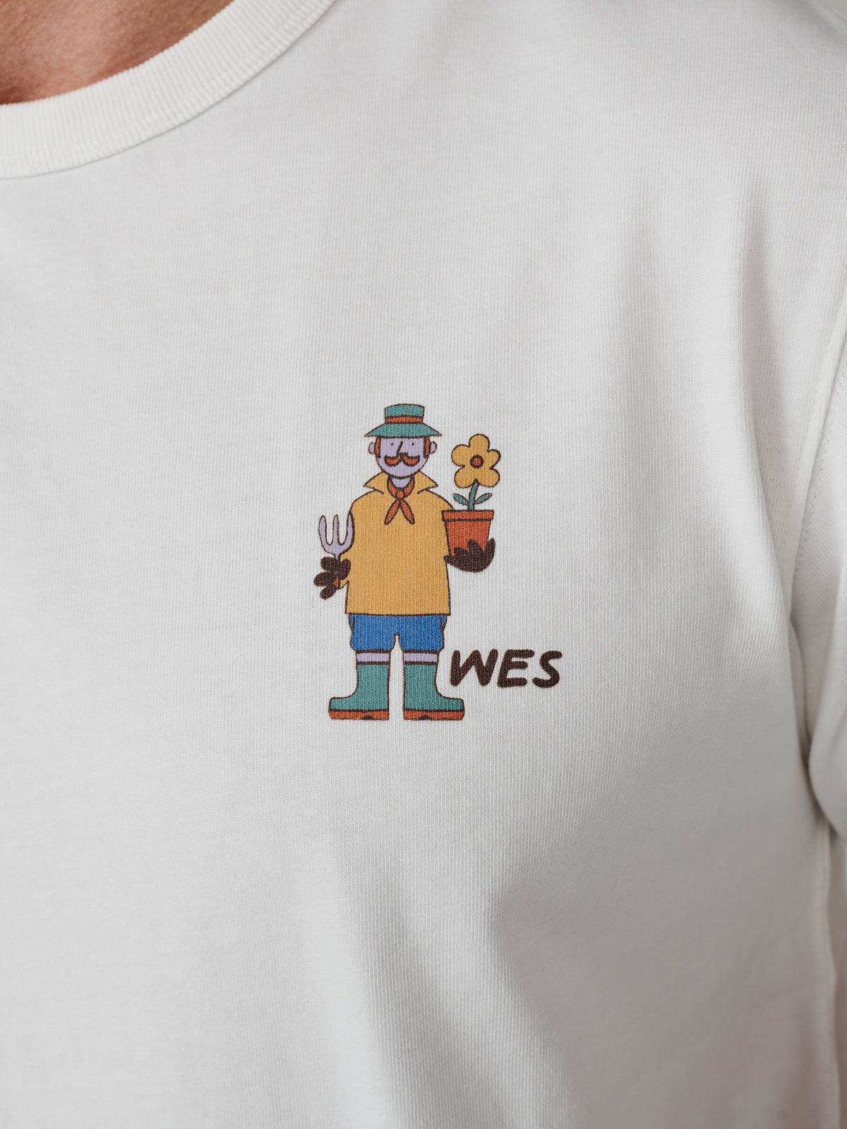 Aubin Garden Print Wes T-Shirt | T-Shirt
