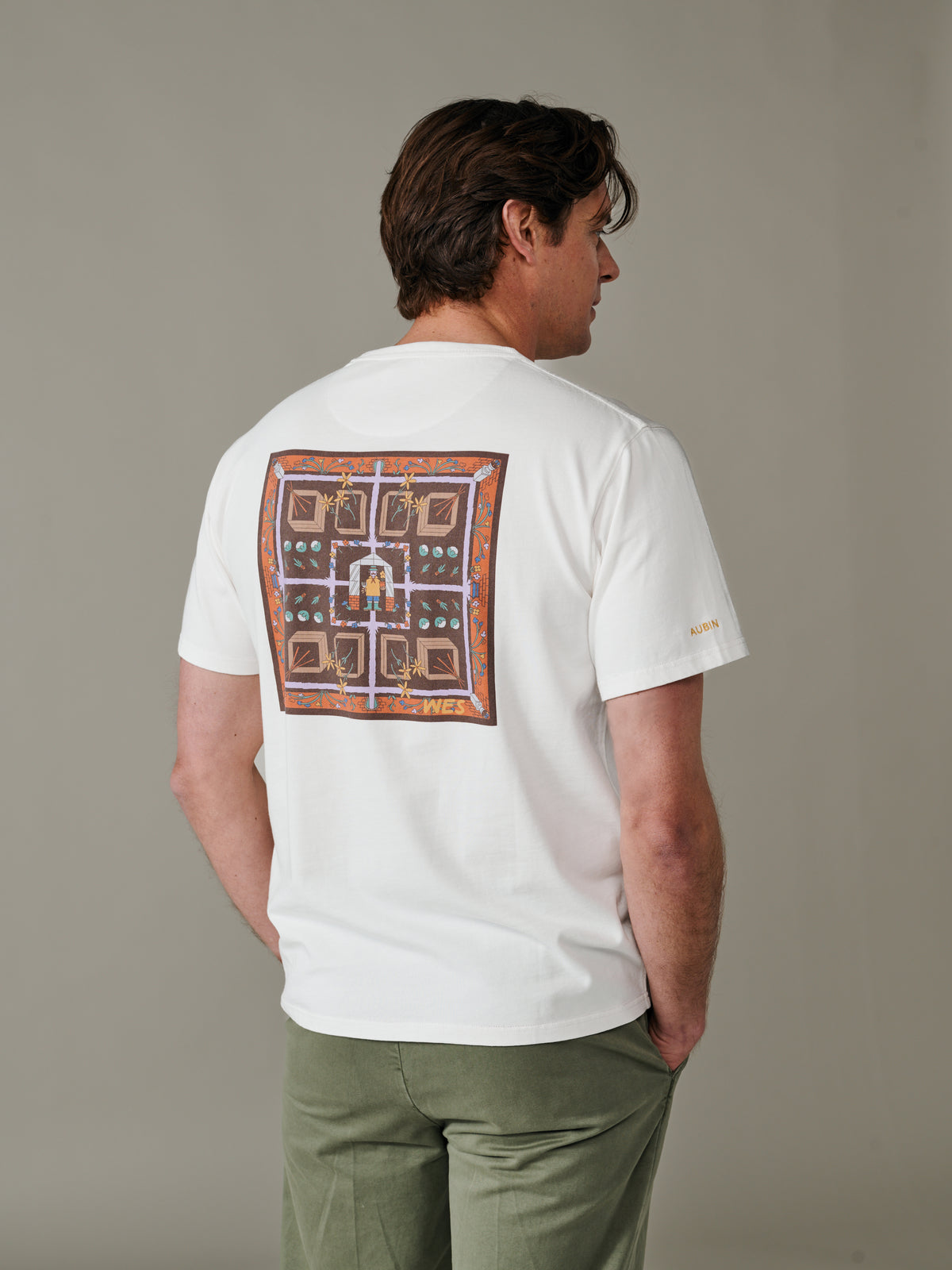 Aubin Garden Print Wes T-Shirt | T-Shirt