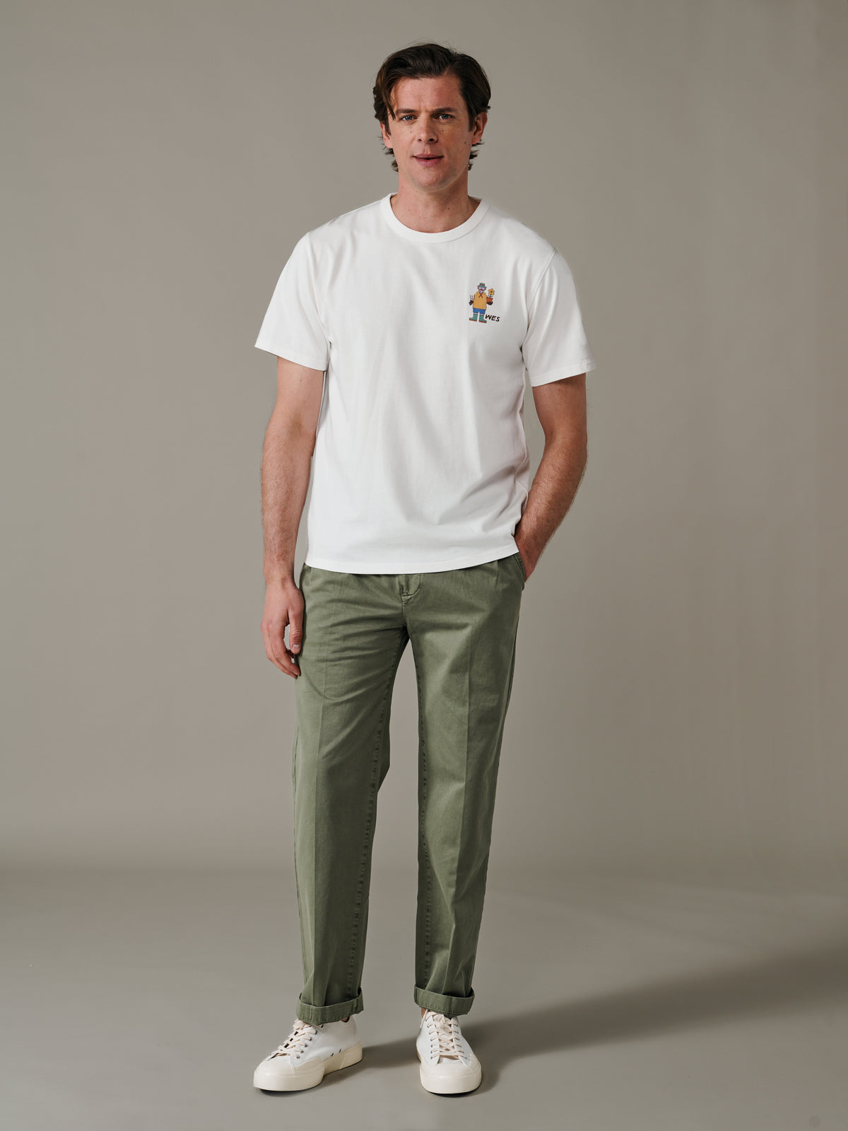 Aubin Garden Print Wes T-Shirt | T-Shirt