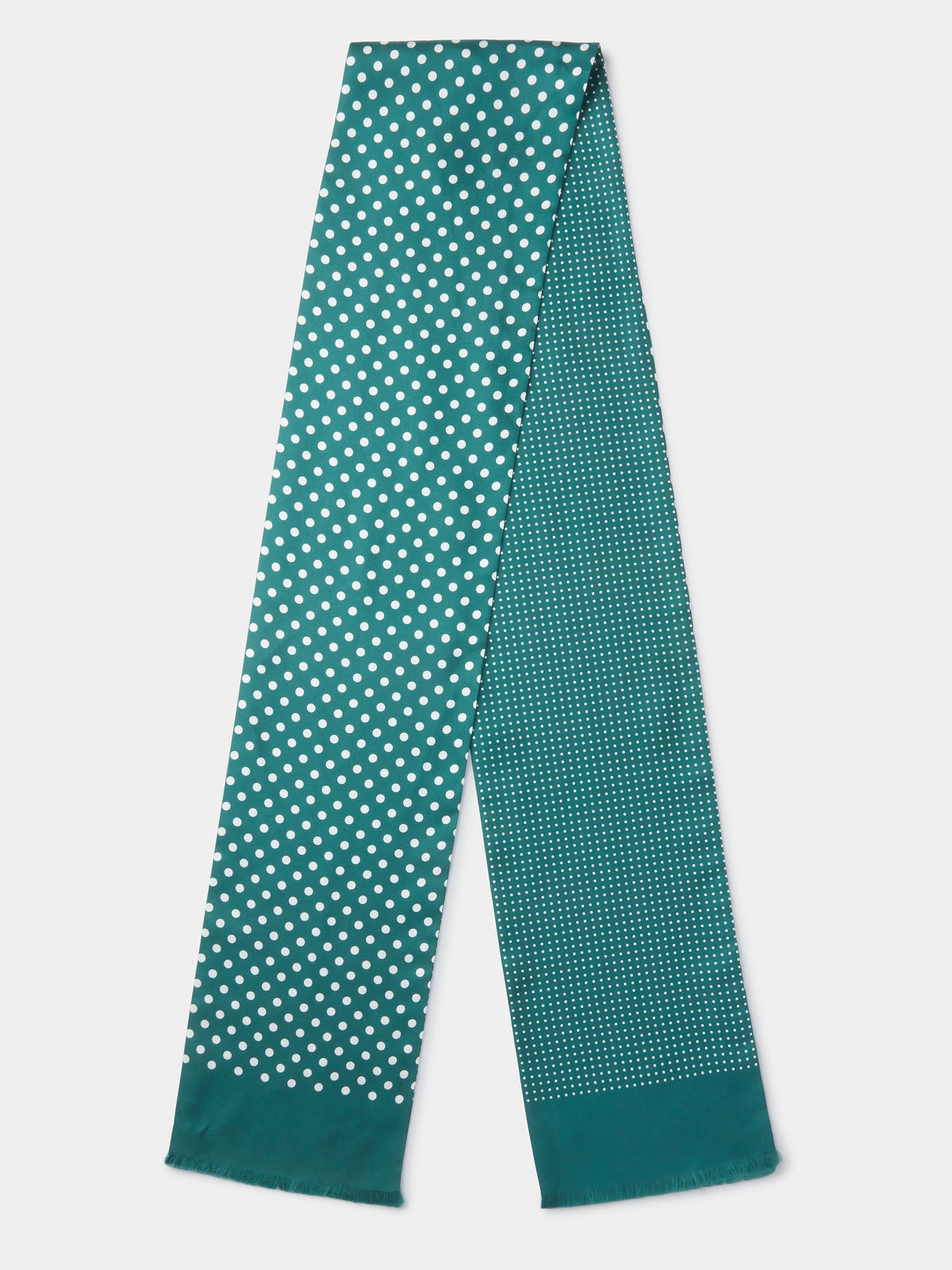 Aubin Green Polka Dot Wilerton Scarf | Scarf