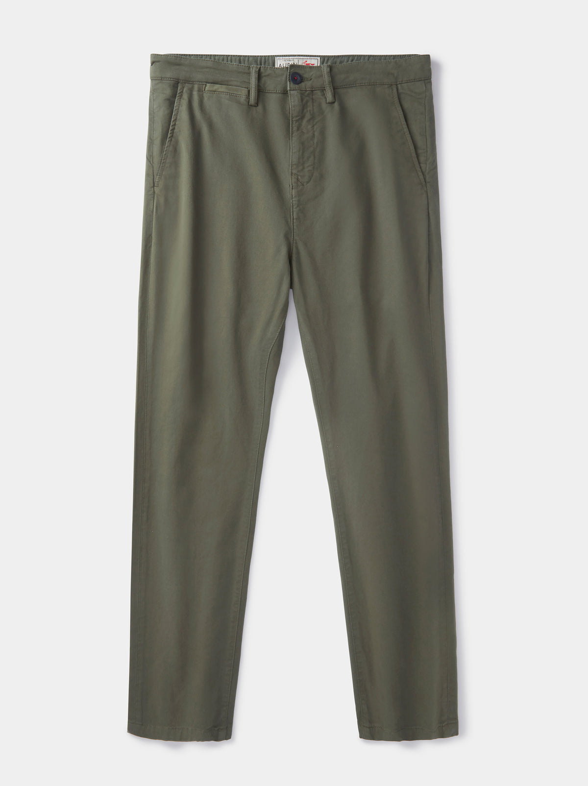 Aubin Khaki Witham Stretch Chino | Chinos