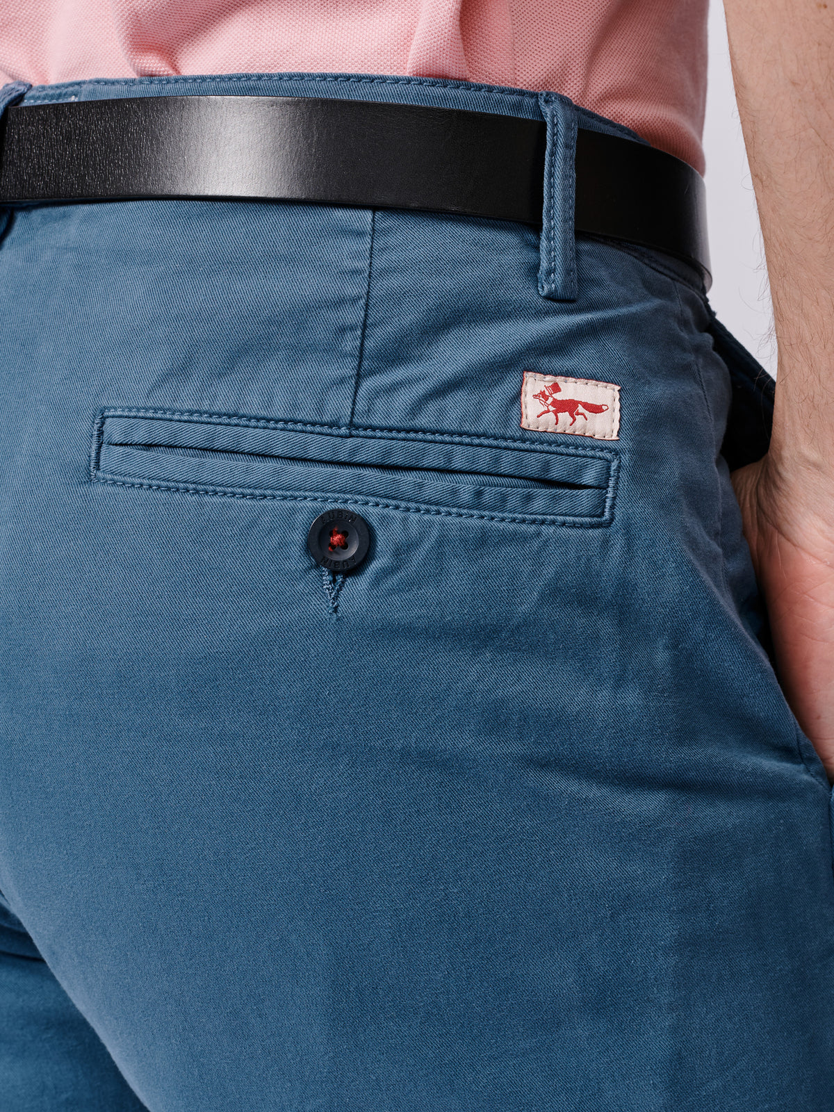 Aubin Blue Witham Stretch Chino | Chinos