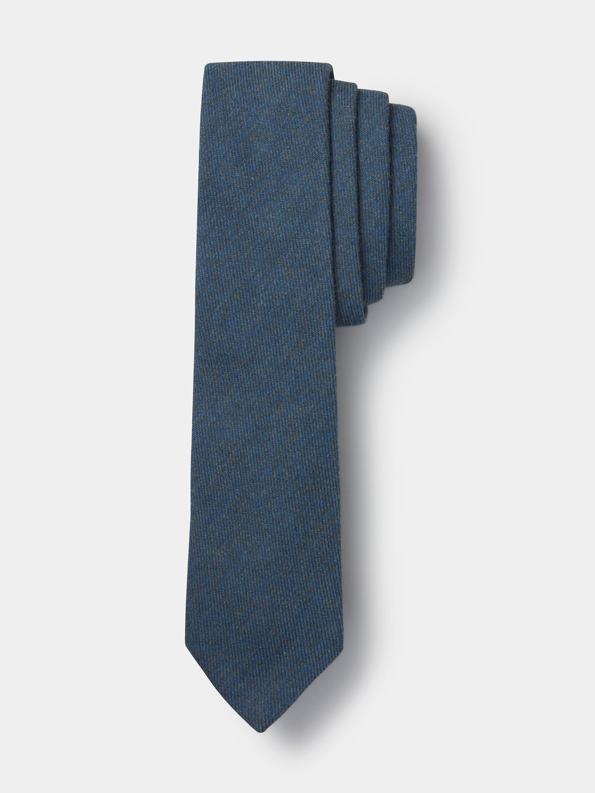 Aubin Green Mix Wool/Silk Tie | Ties