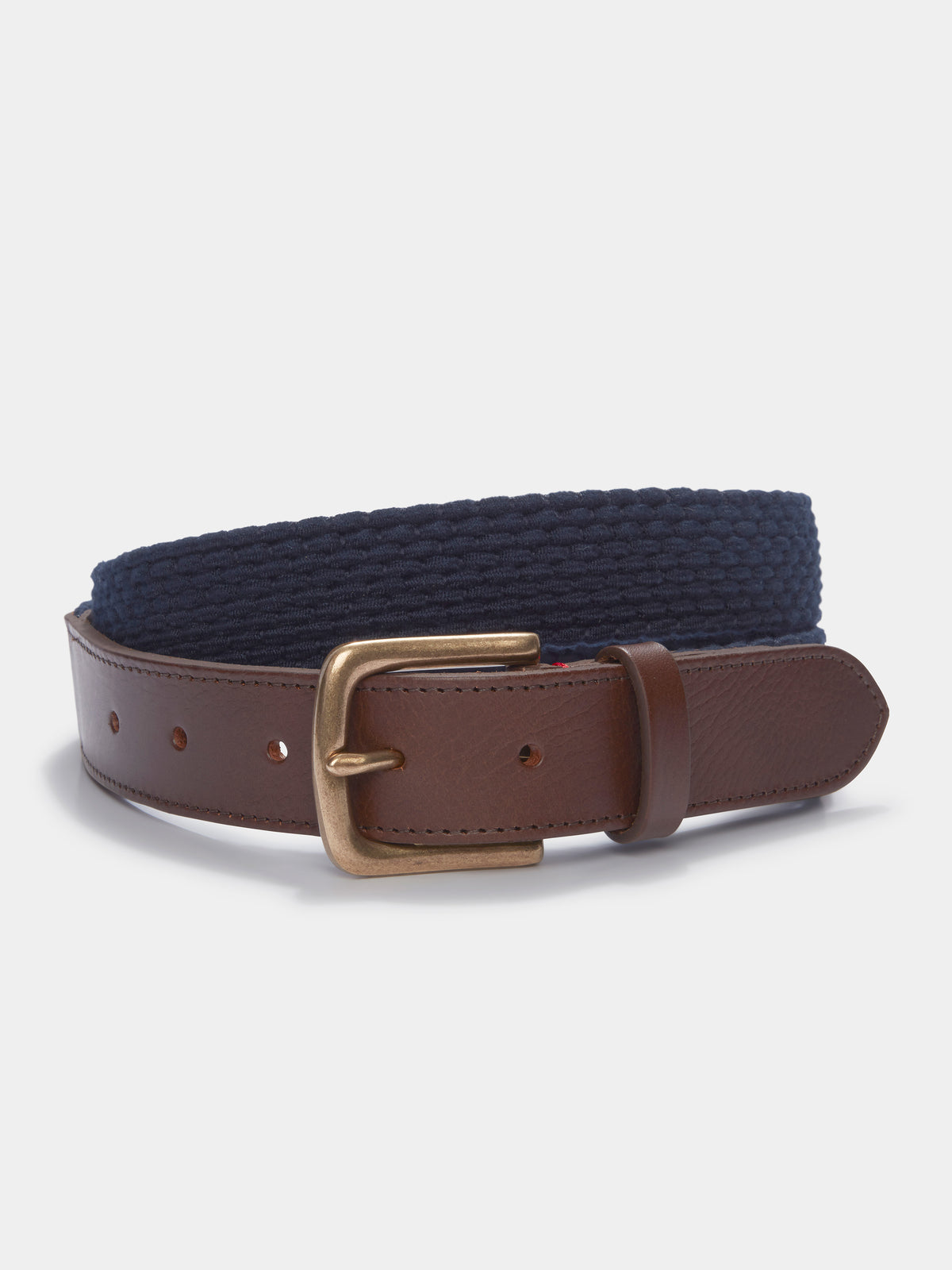 Aubin Navy Webbing Belt | Belts