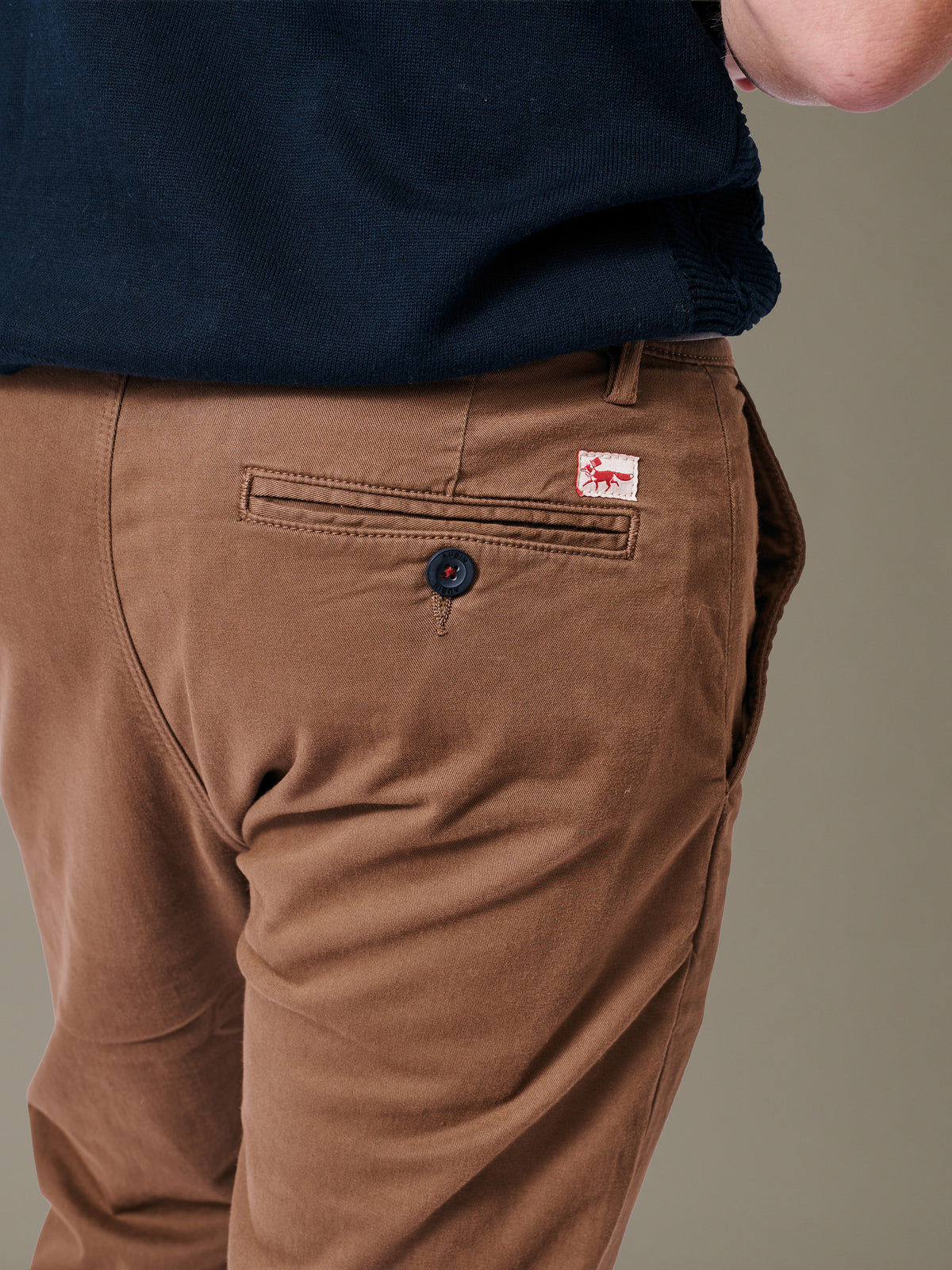Aubin Toffee Witham Stretch Chino | Chinos