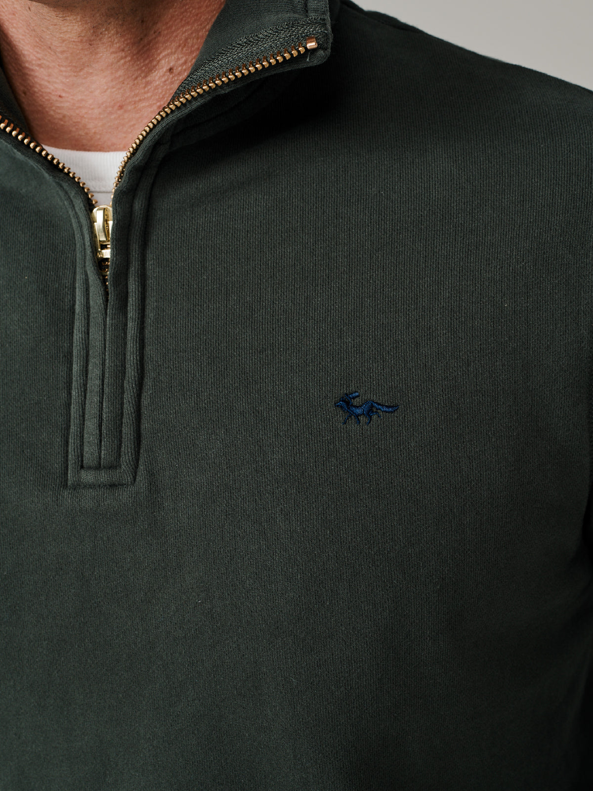 Aubin Khkai Harris Zip Neck | Zip Neck