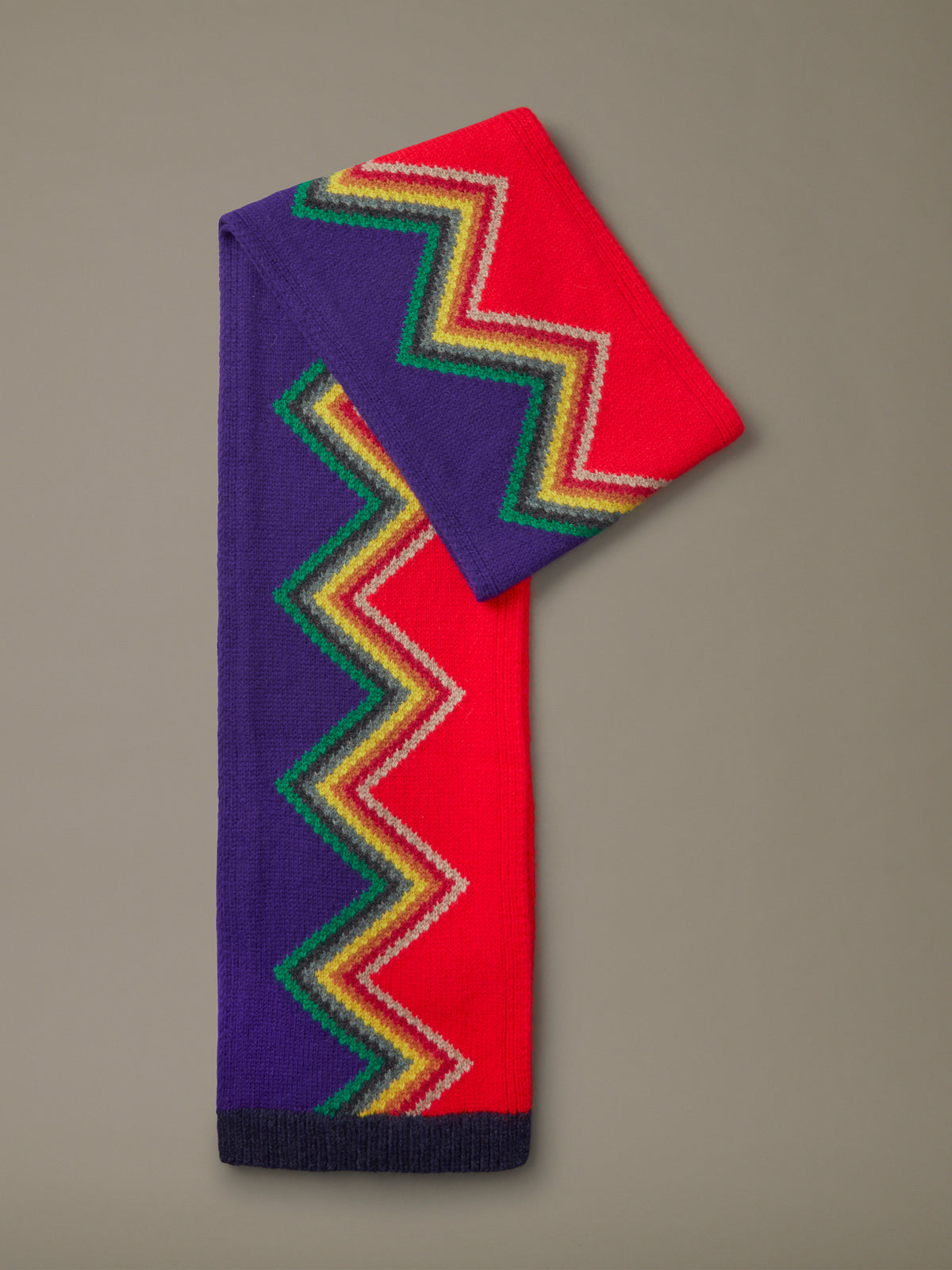 Aubin Multi Colour Ziggy Lambswool Scarf | Scarf