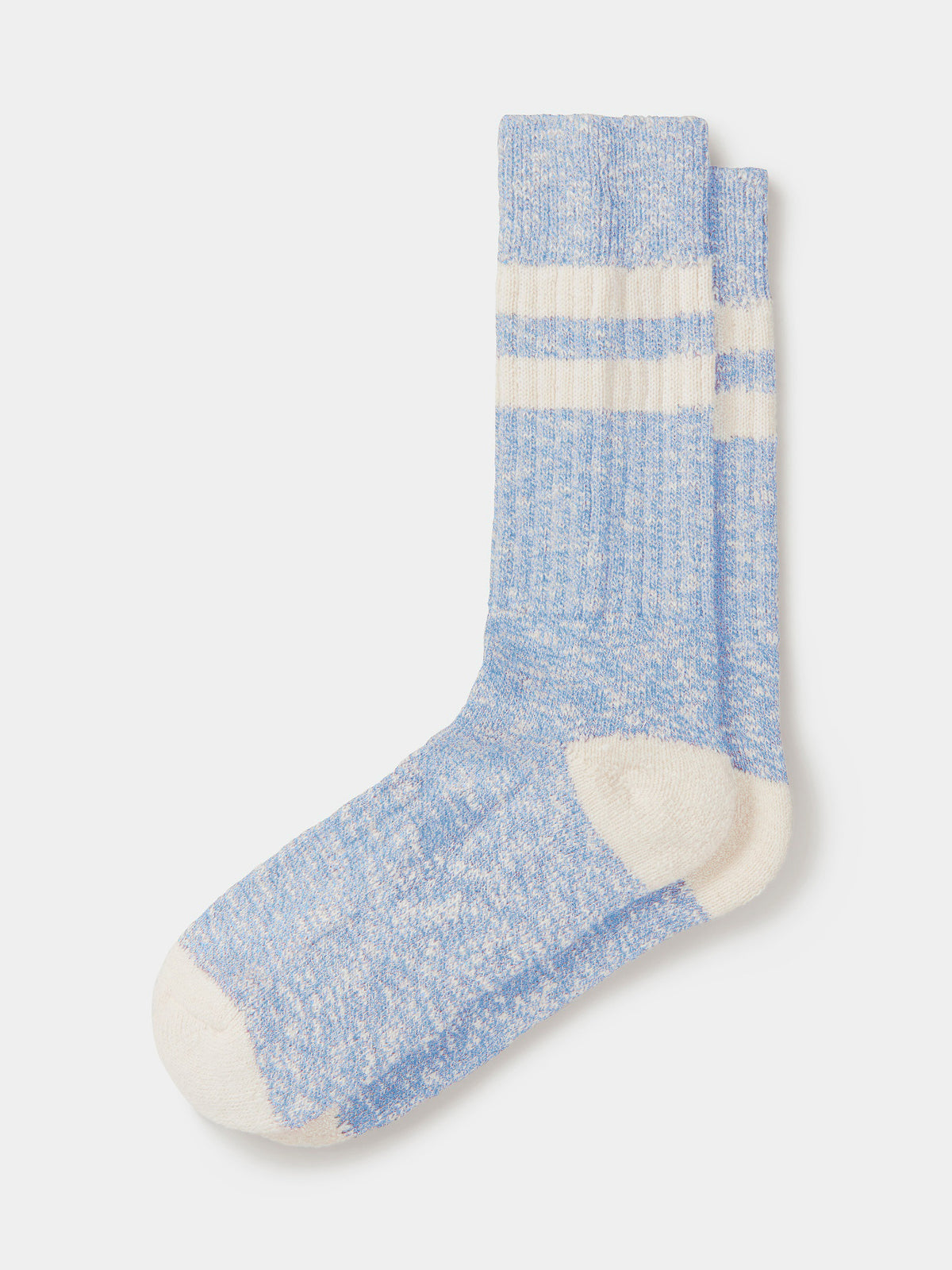 Aubin Light Blue Stripe Acer Stripe Sock | Socks