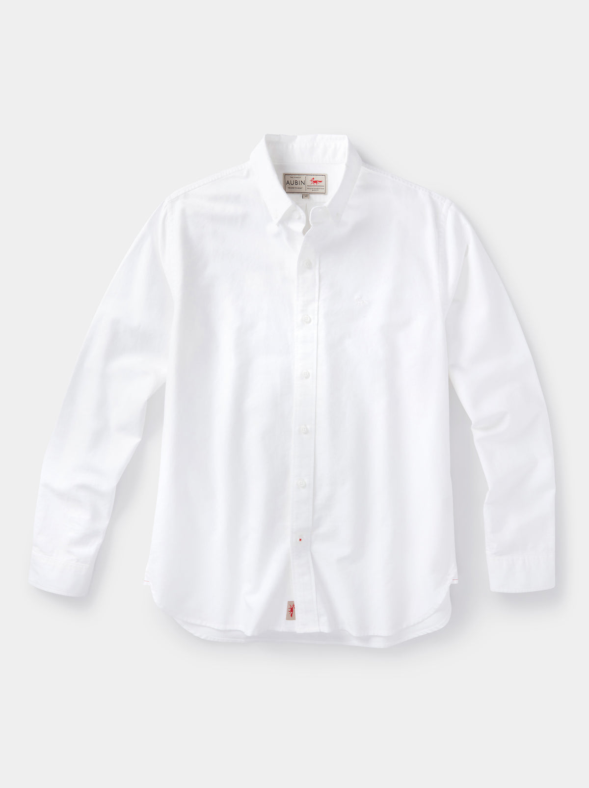 Aubin White Alder Oxford Shirt | Oxford Shirt