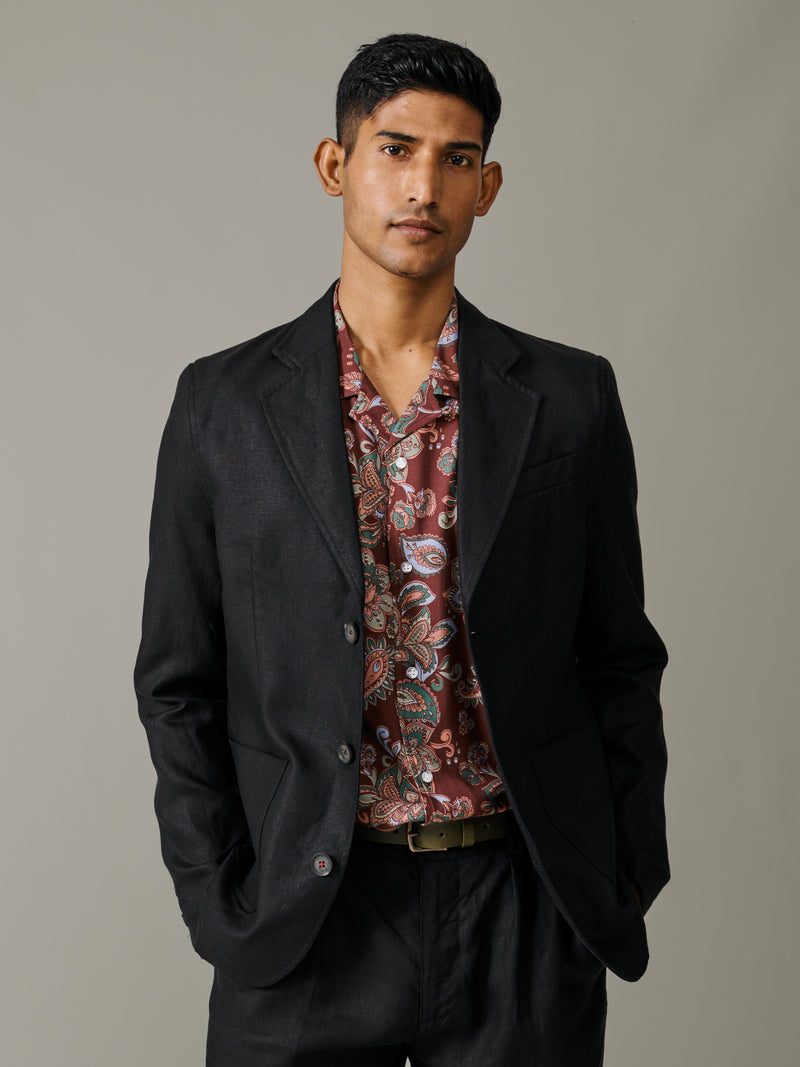 Belvedere Relaxed Linen Jacket
