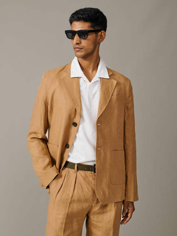 Belvedere Relaxed Linen Blazer
