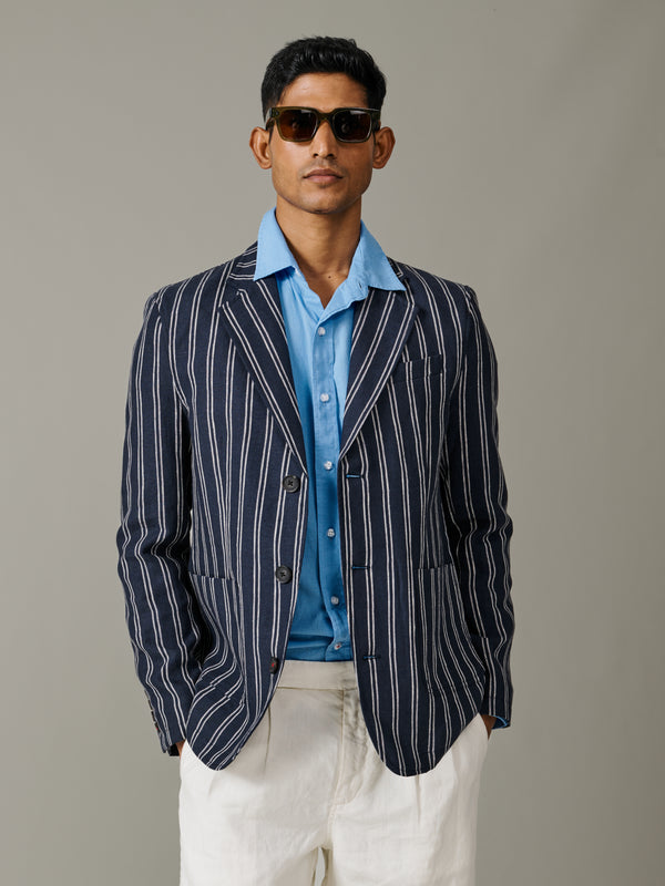 Belvedere Relaxed Linen Blazer