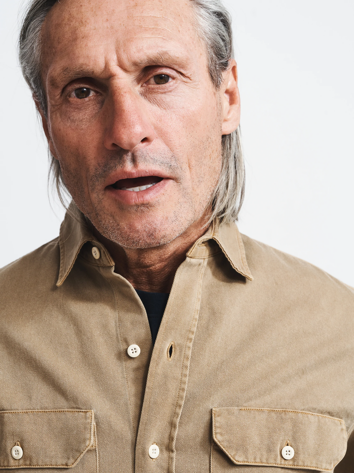 Aubin Sand Normanby Shirt | Overshirt