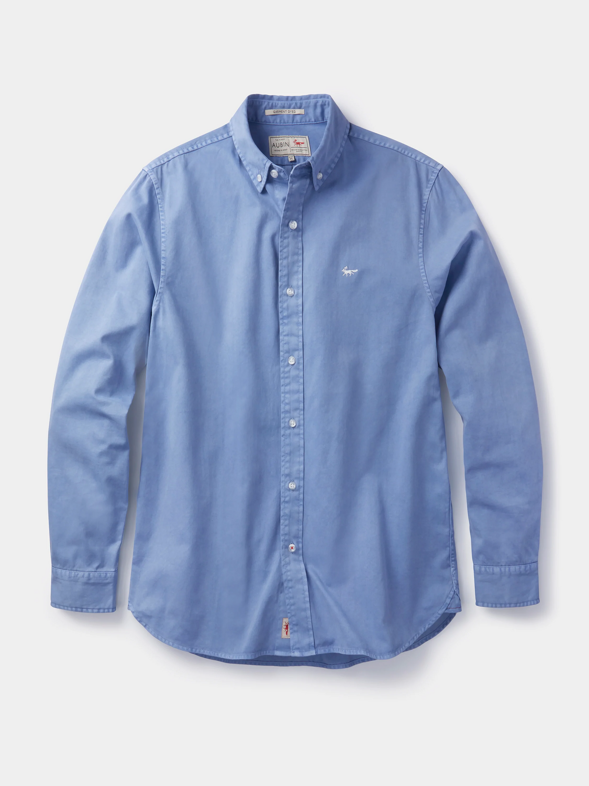 Aubin Bright Blue Hessle Shirt | Oxford Shirt